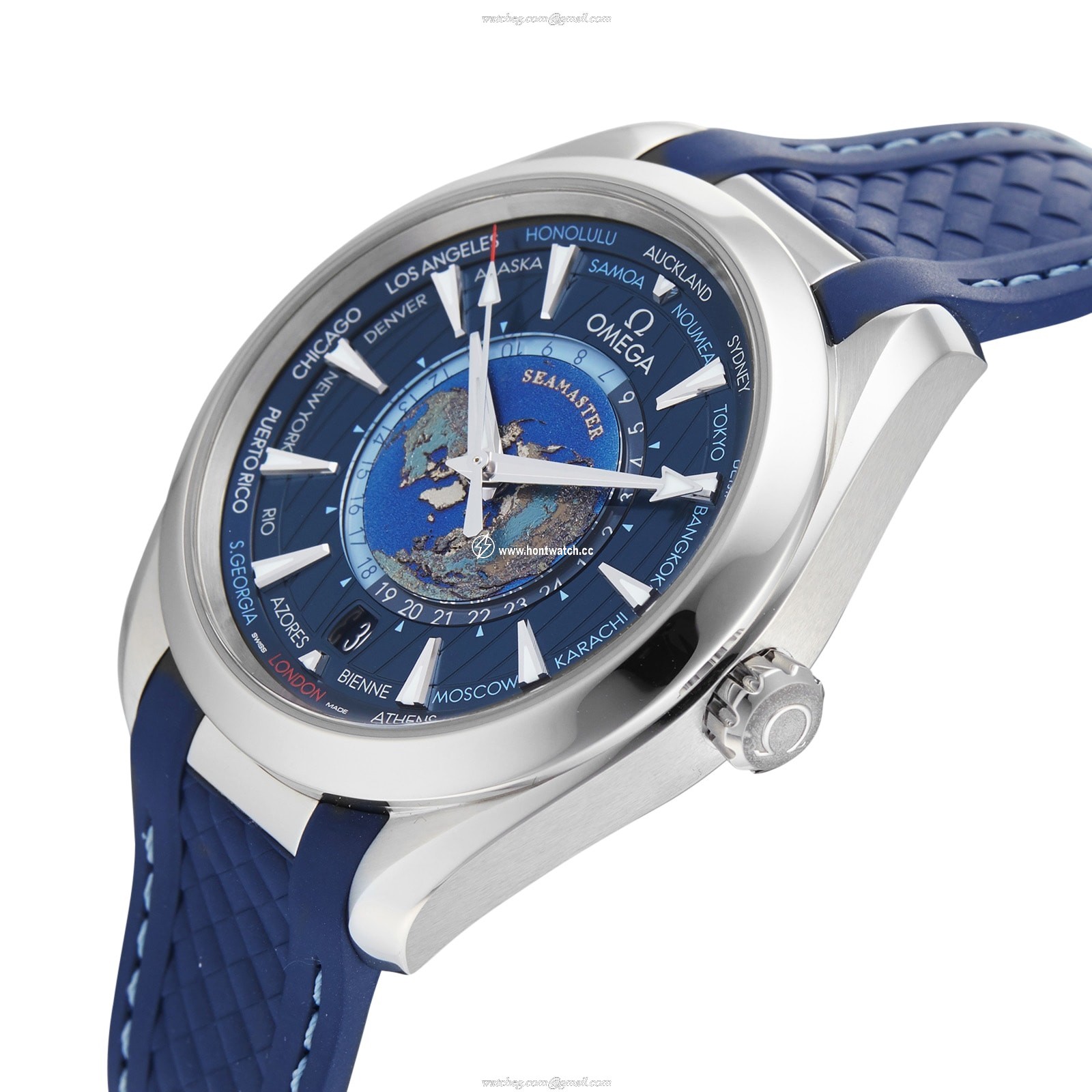 Omega Seamaster Aqua Terra 150M Worldtimer | 43mm Blue Dial | Automatic - Image 2
