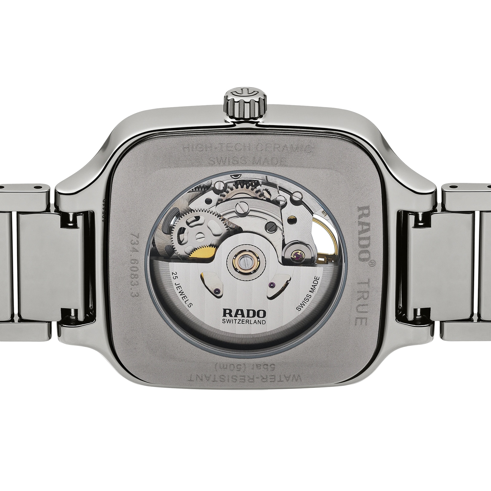 Rado True Square R27083202 Ceramic Automatic Blue Watch | 38mm - Image 3