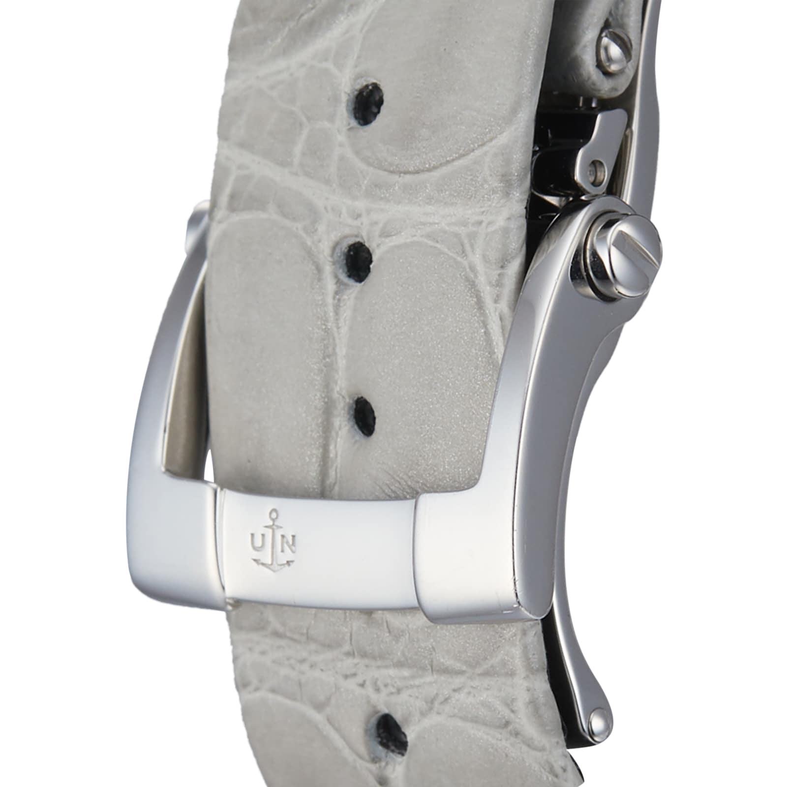 Ulysse Nardin Automatic Grey Diamond Dial Watch | 37mm Stainless Steel - Image 3