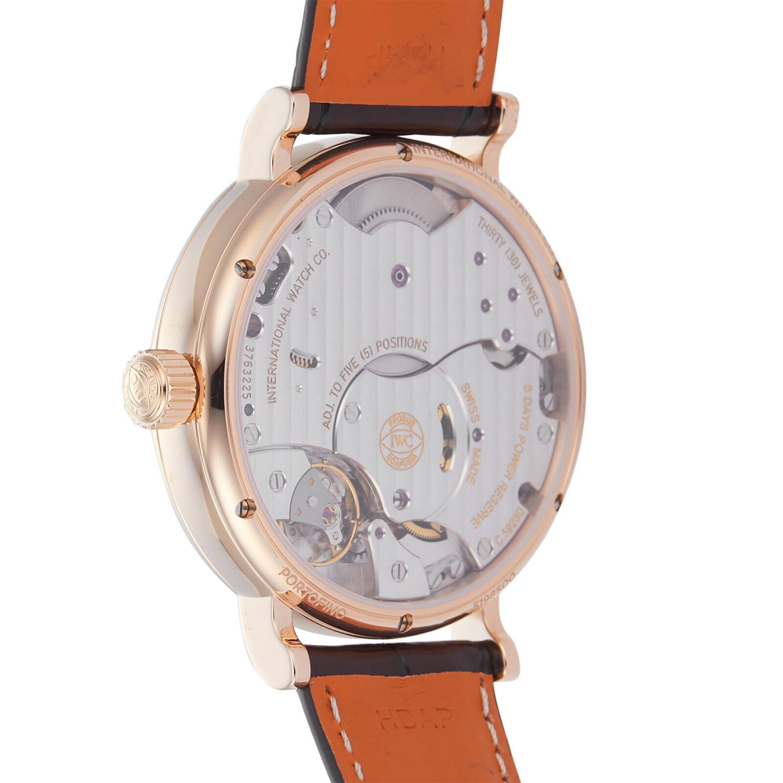 IWC Portofino IW516102 Rose Gold 45mm Manual Winding Silver Dial - Image 4