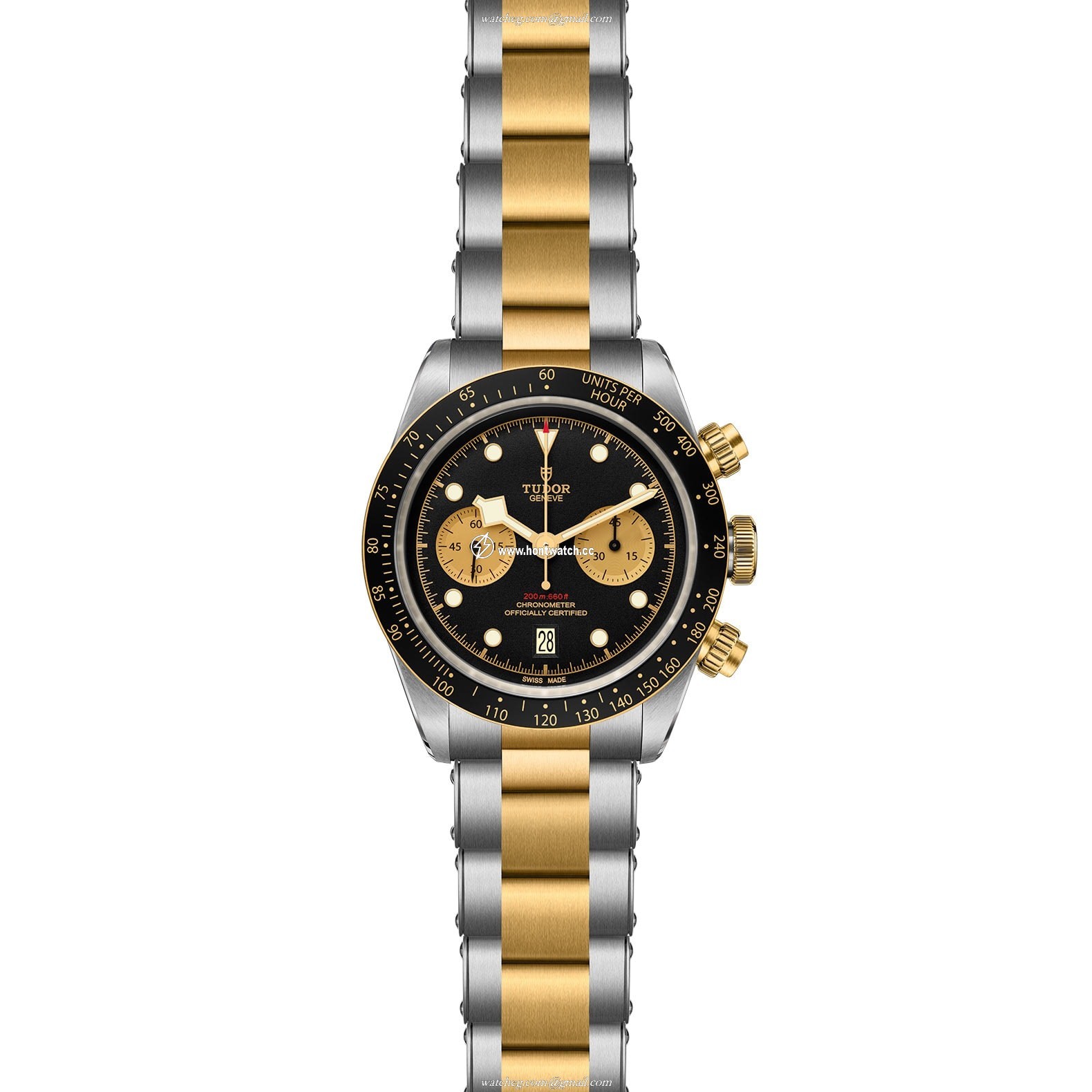 Tudor Black Bay M79363N-0001 | 41mm Steel & Gold Automatic Watch - Image 2