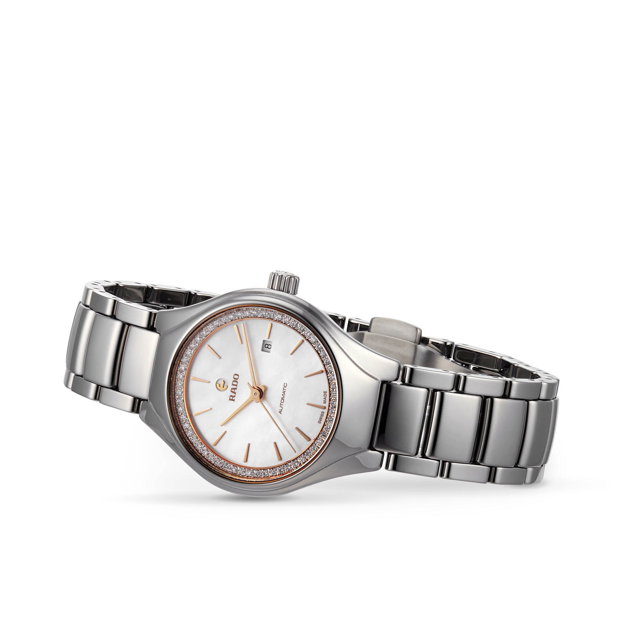Rado True R27243852 Ceramic Automatic Ivory Watch | 30mm - Image 4