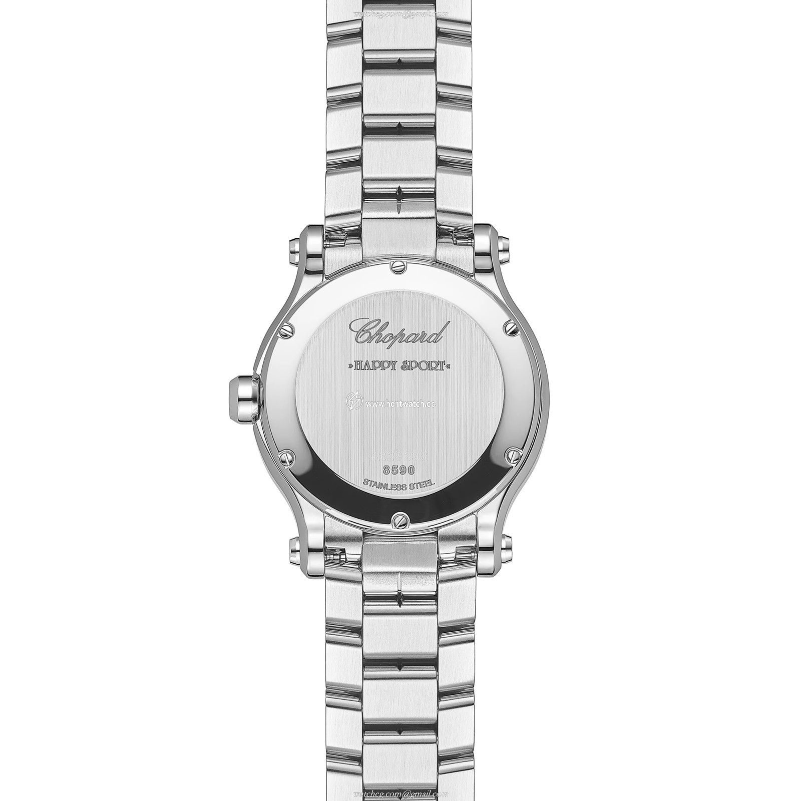 Chopard Happy Sport 278590-3012 | 30mm Stainless Steel | Pink Dial Quartz Watch - Image 2
