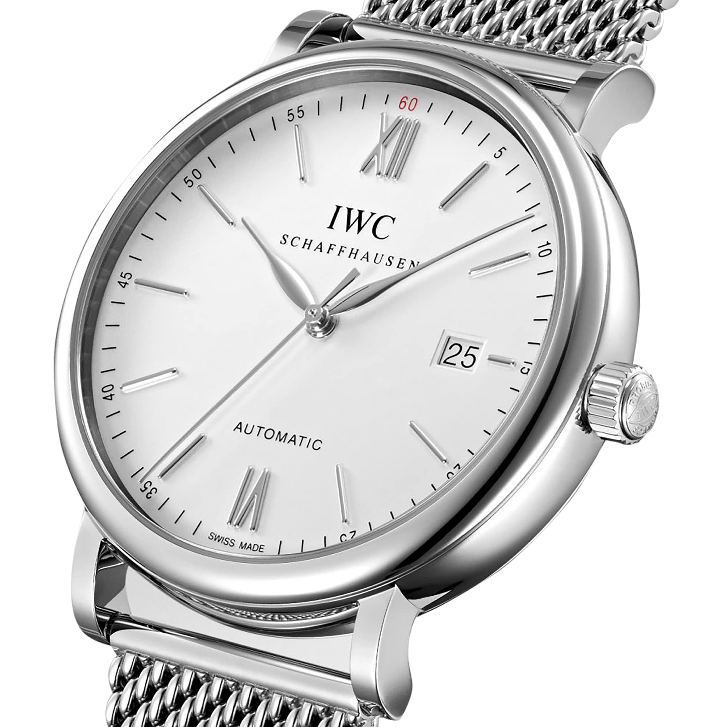 IWC Portofino IW356505 Automatic Watch - 40mm Stainless Steel Silver Dial - Image 3