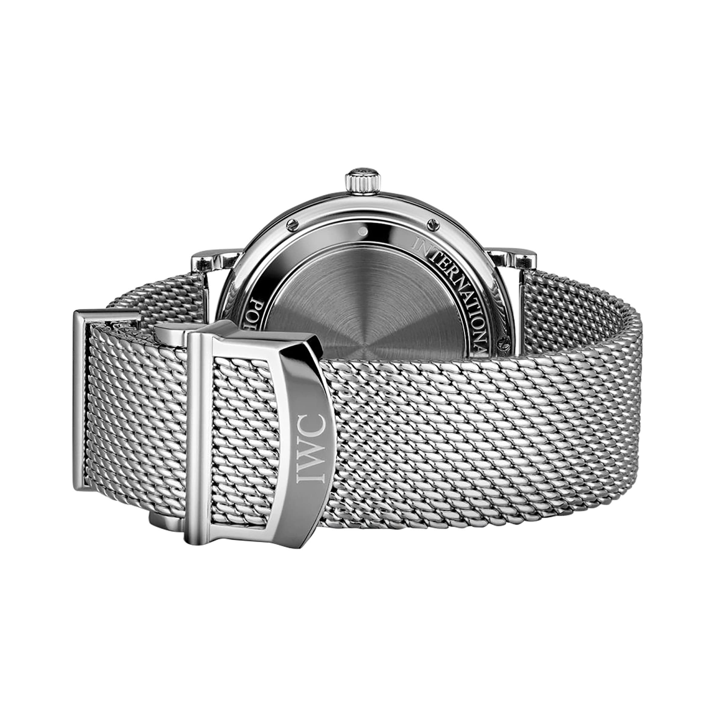 IWC Portofino IW356505 Automatic Watch - 40mm Stainless Steel Silver Dial - Image 4
