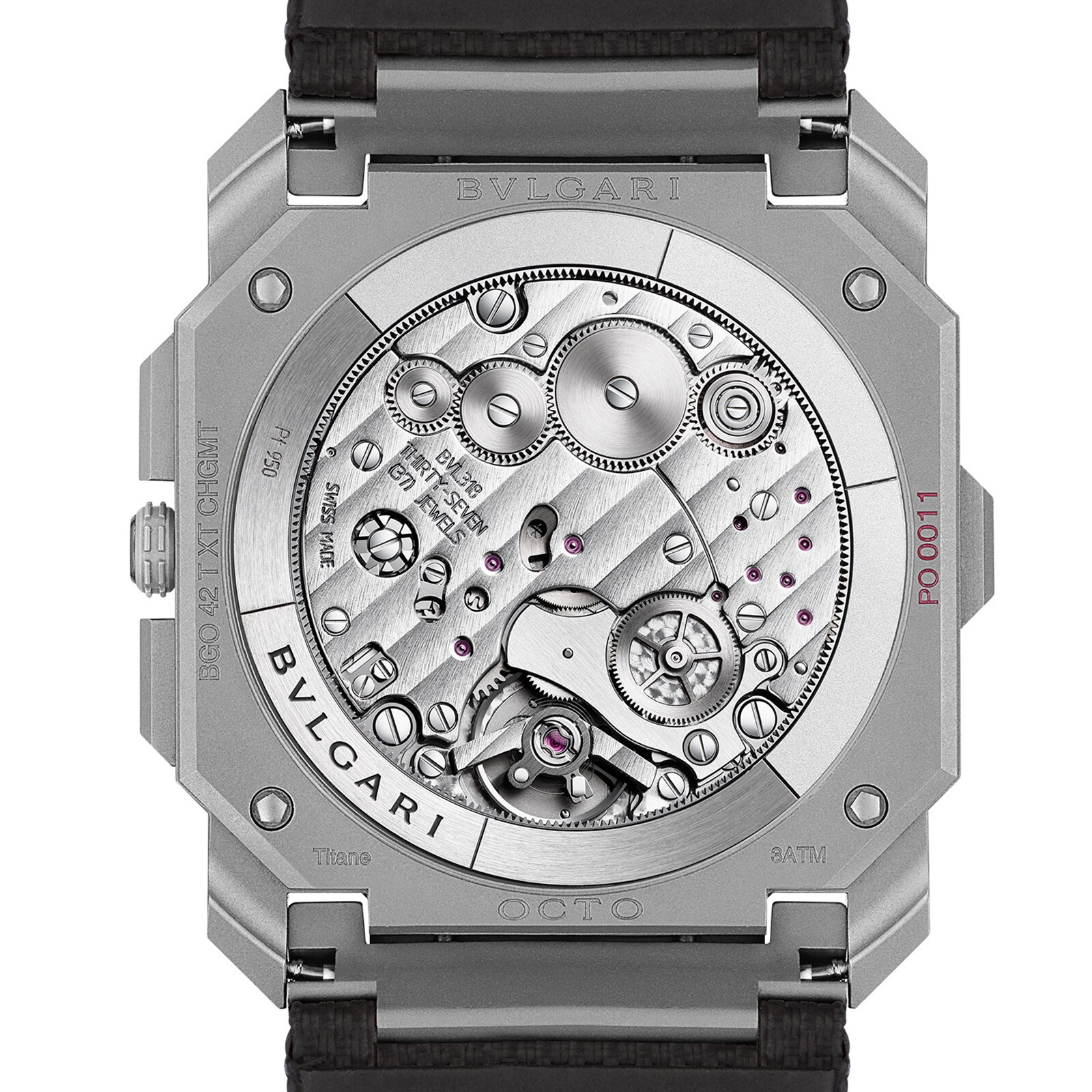 Bvlgari Octo 103371 Automatic Watch - 42mm Titanium Case & Black Dial - Image 4