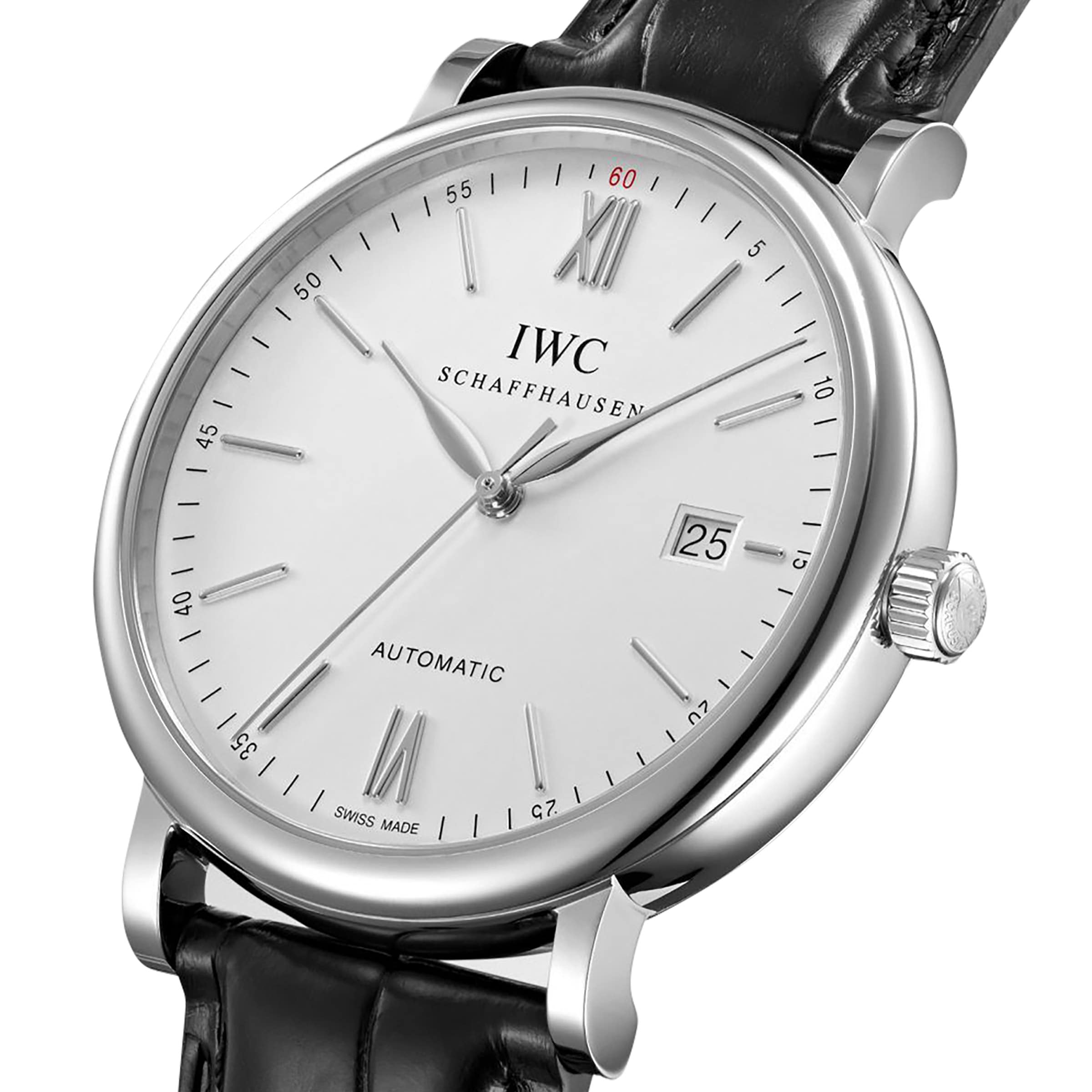 IWC Portofino IW356501 Automatic Watch - 40mm Stainless Steel Silver Dial - Image 3