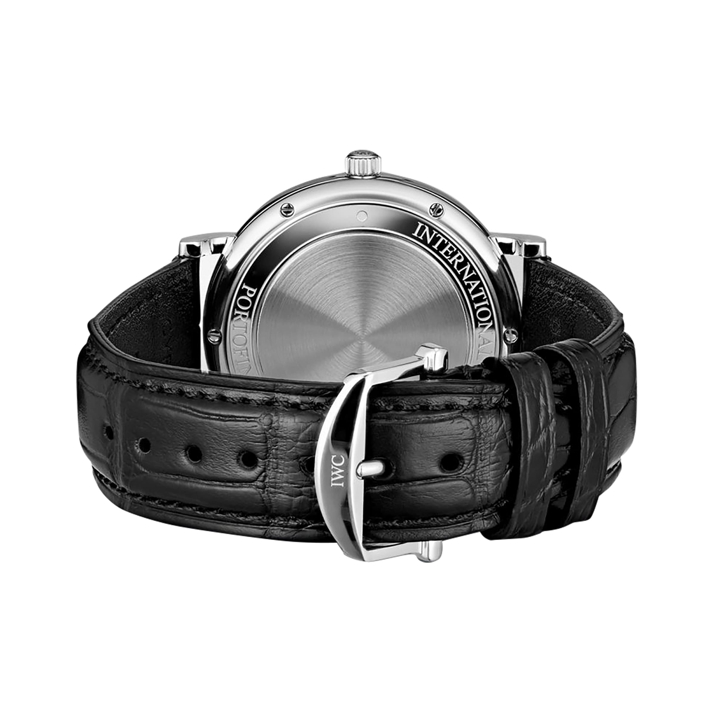IWC Portofino IW356501 Automatic Watch - 40mm Stainless Steel Silver Dial - Image 4