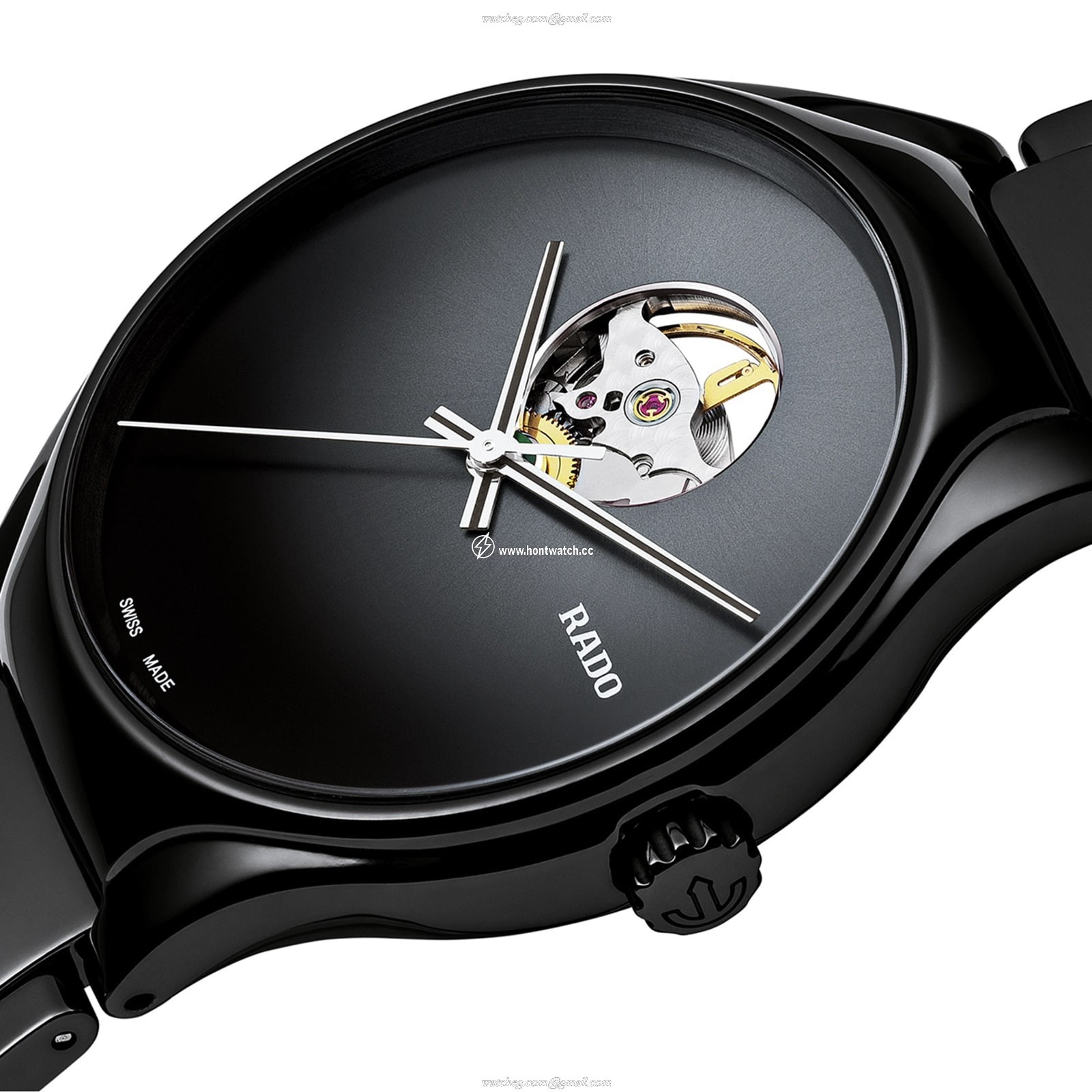 Rado True R27107152 Ceramic Automatic Black Watch - 40mm - Image 2