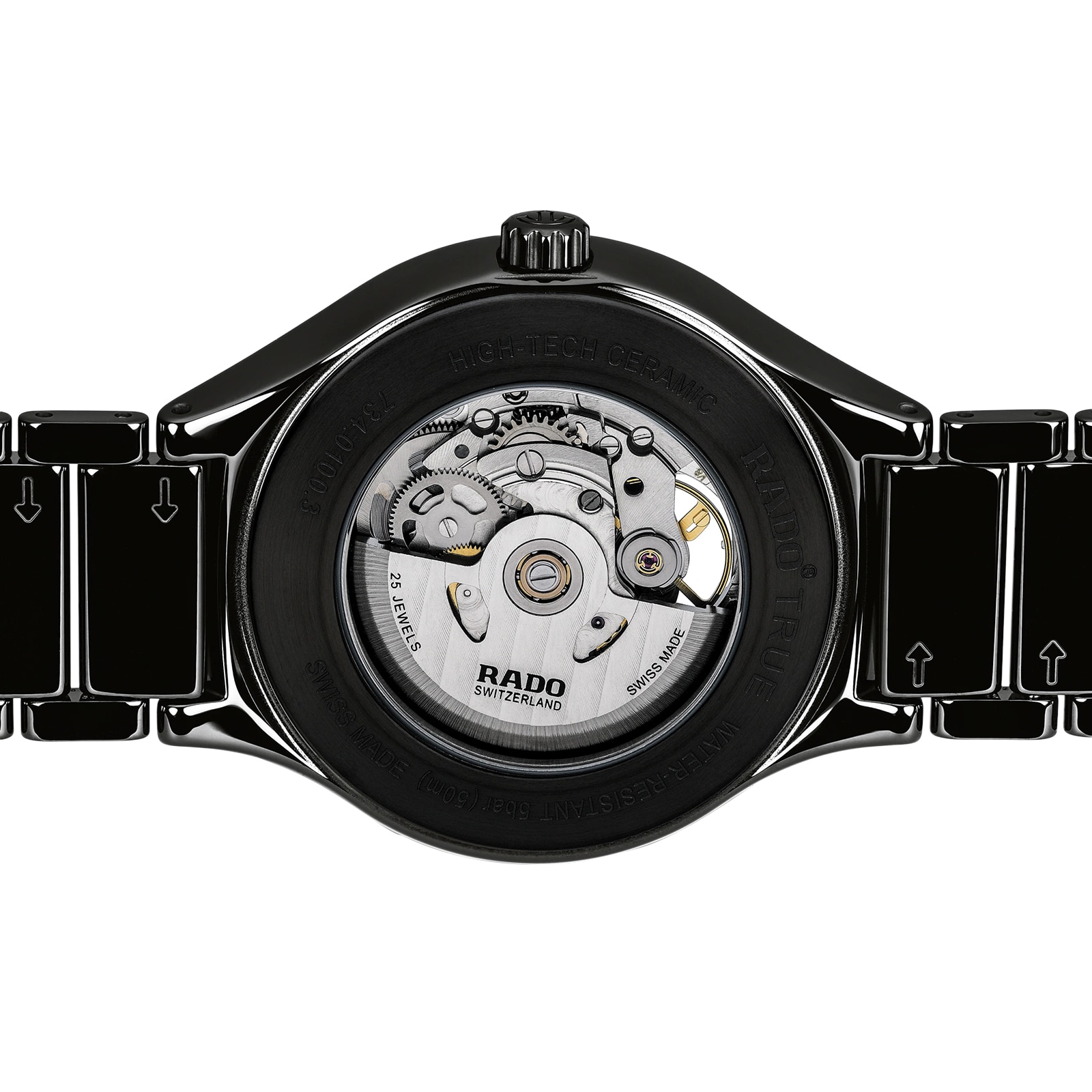 Rado True R27107152 Ceramic Automatic Black Watch - 40mm - Image 3