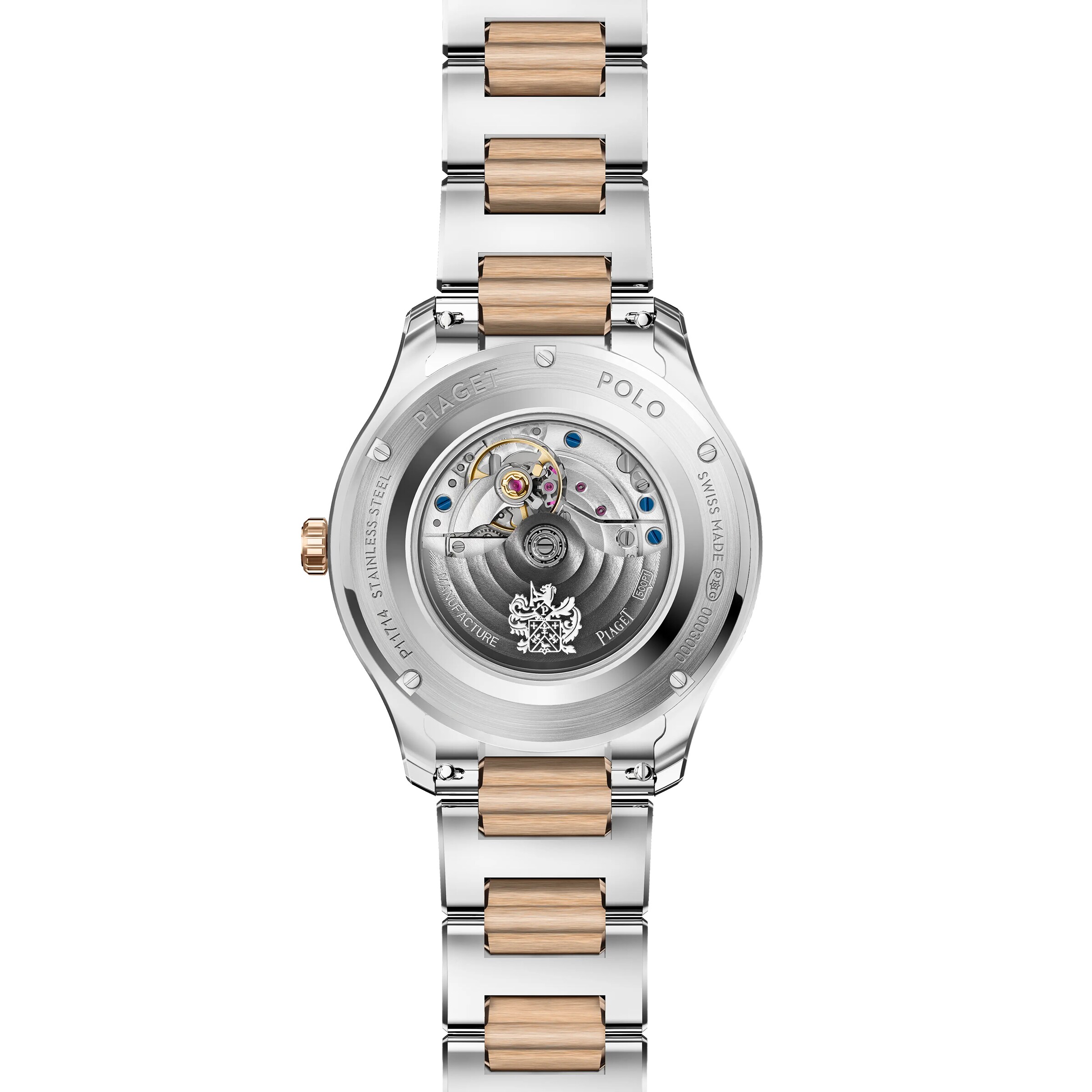 Piaget Polo G0A48026 Automatic Watch - 36mm Steel & Rose Gold - White Dial - Image 3