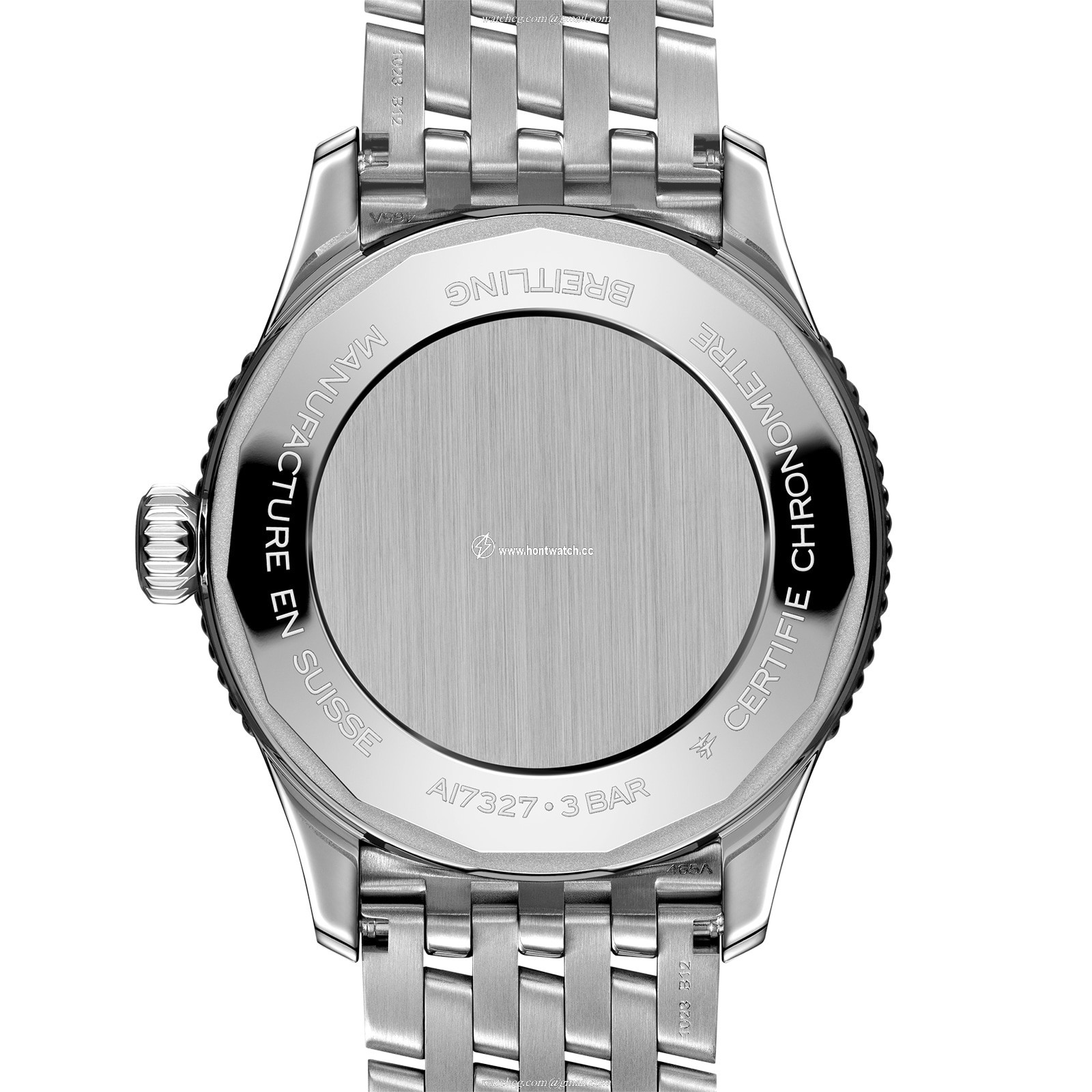Breitling Navitimer 36mm Automatic Silver Dial - Stainless Steel Watch - Image 2