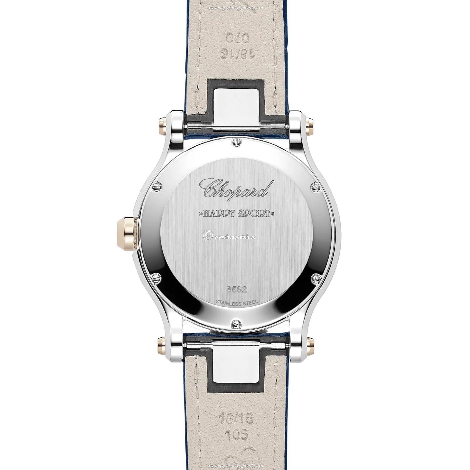 Chopard Happy Sport 278582-6012 | 36mm Stainless Steel Blue Dial Quartz Watch - Image 2