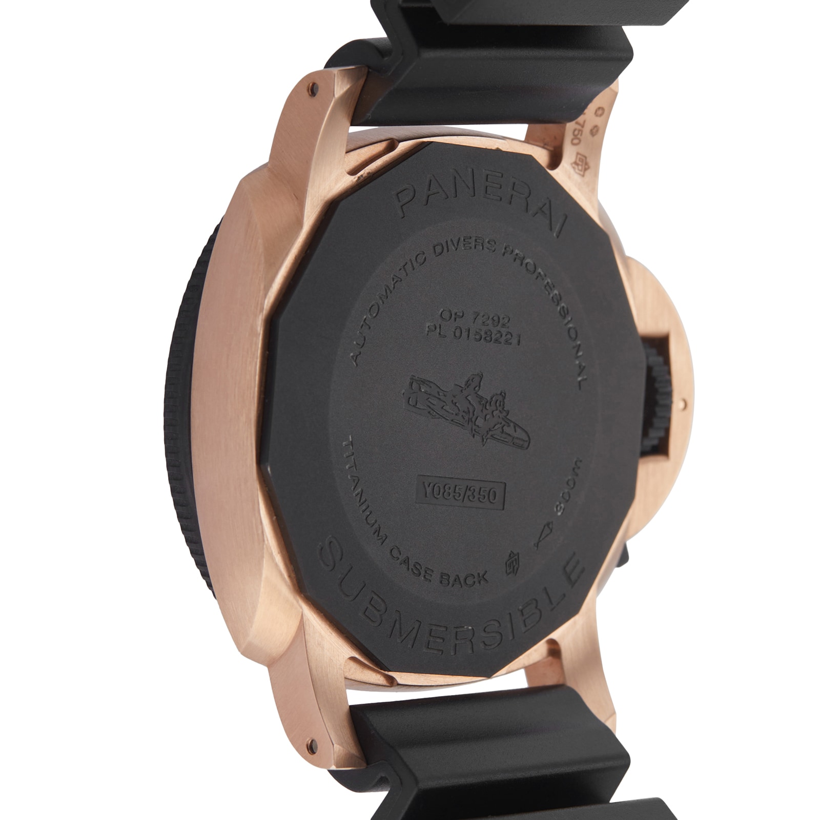 Panerai Submersible PAM02070 Rose Gold Automatic Black Replica - 44mm - Image 4