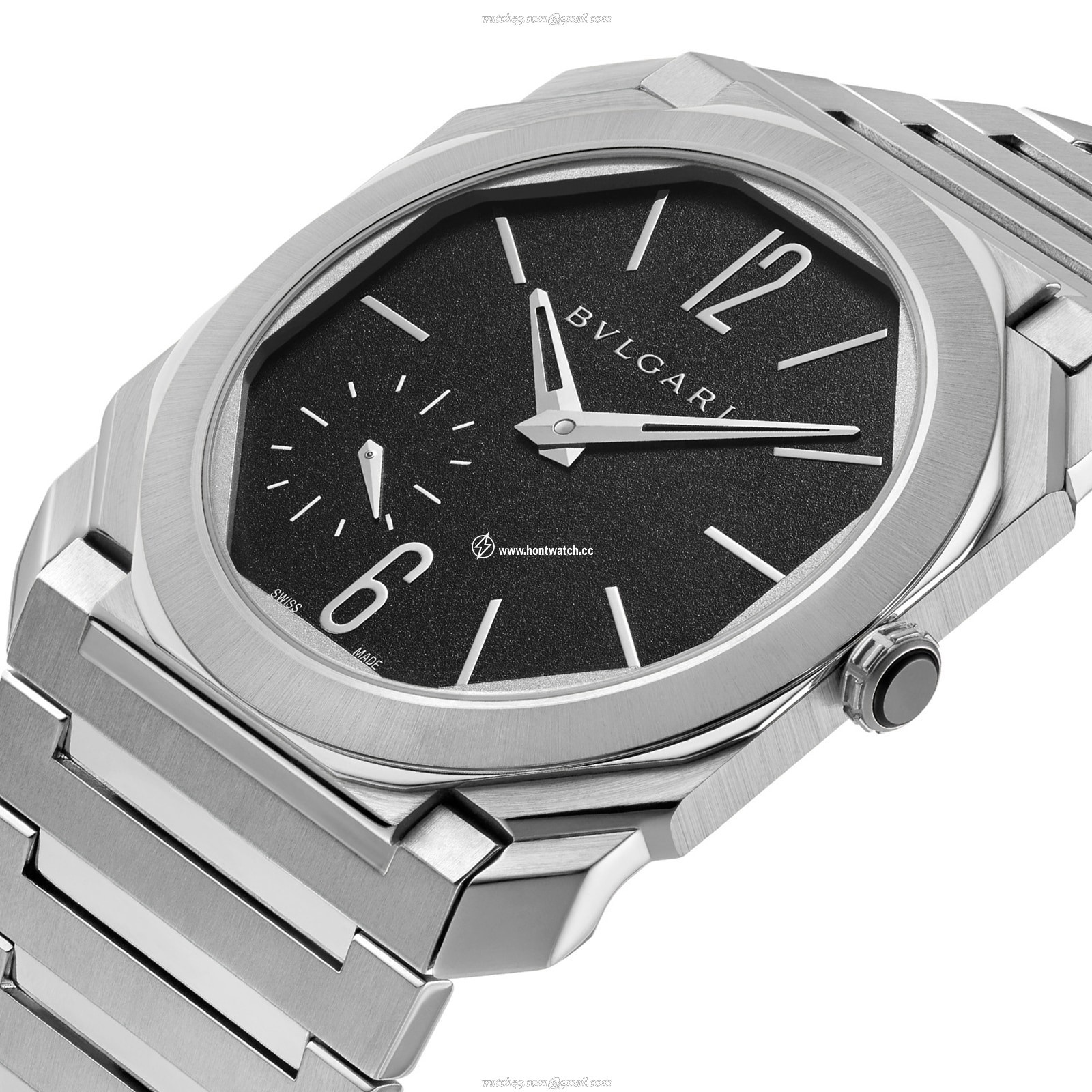 Bvlgari Octo Finissimo 103297 Automatic Watch - 40mm Black Dial - Stainless Steel - Image 2