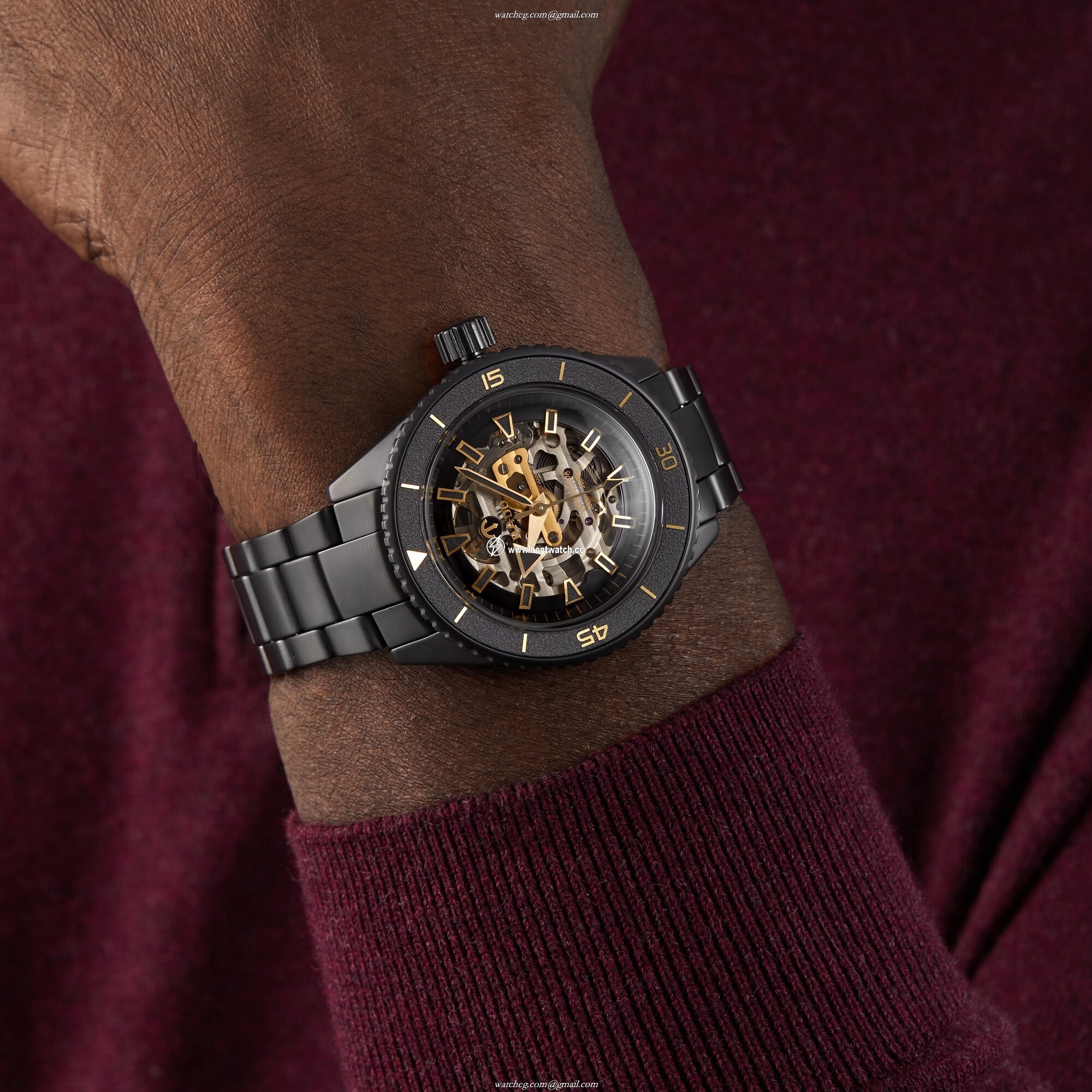 Rado Captain Cook R32147162 - Ceramic Automatic Skeleton Watch - 43mm - Image 2