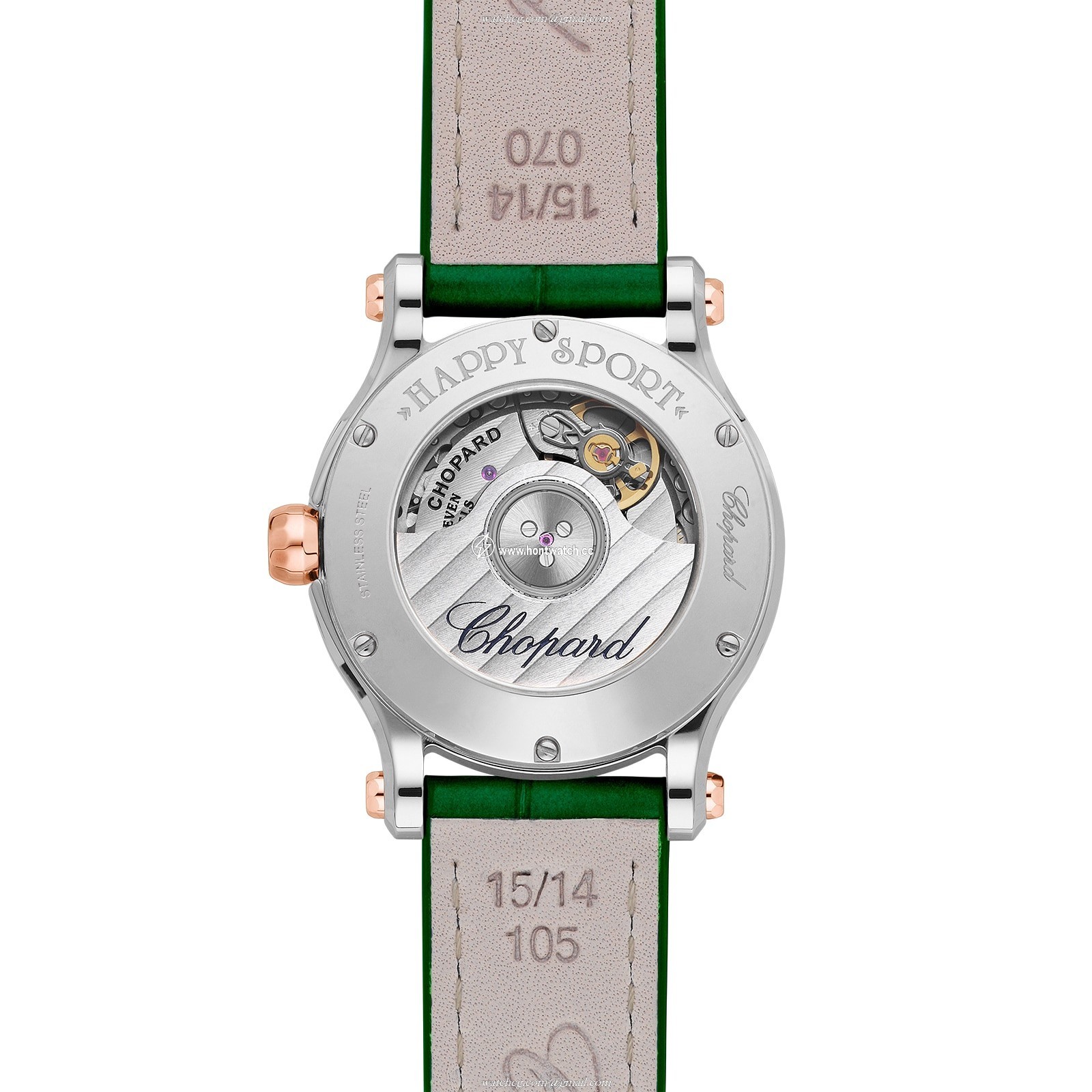 Chopard Happy Sport 278573-6032 | 30mm Green Dial | 18ct Rose Gold Automatic - Image 2