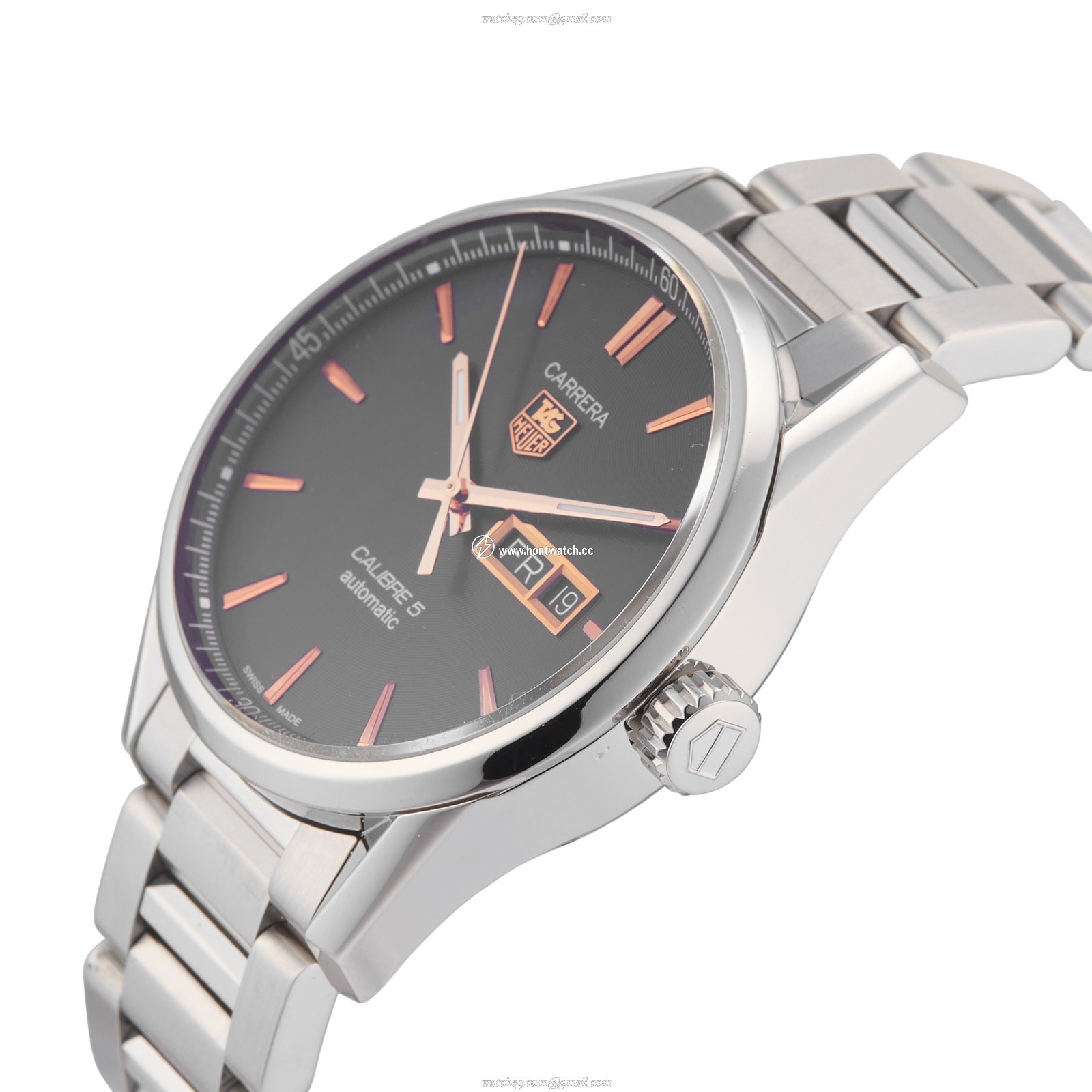 TAG Heuer Carrera WAR201C.BA0723 | 41mm Automatic Black Dial | Stainless Steel - Image 2