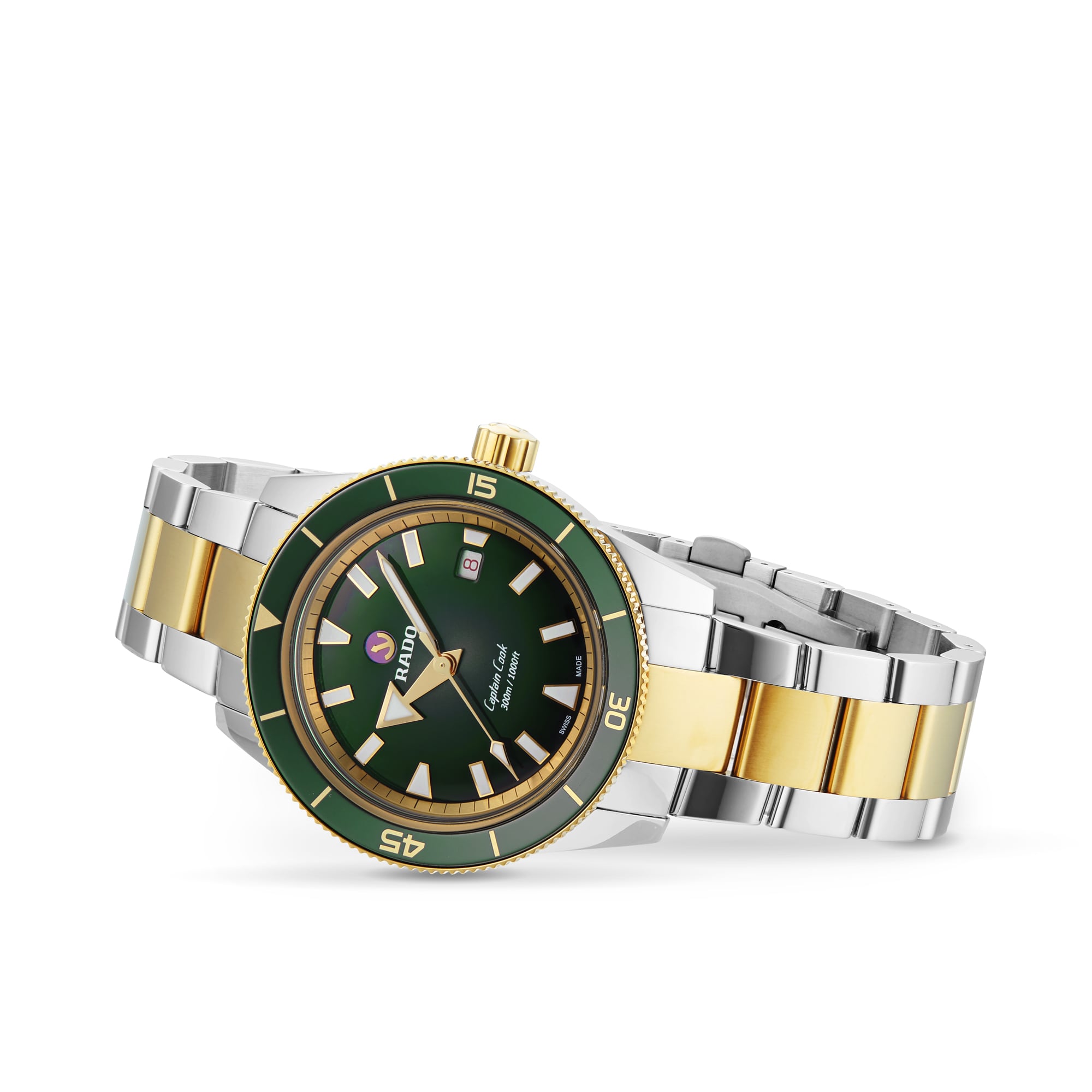 Rado Captain Cook R32138303 Automatic Green Dial - 42mm Stainless Steel - Image 3