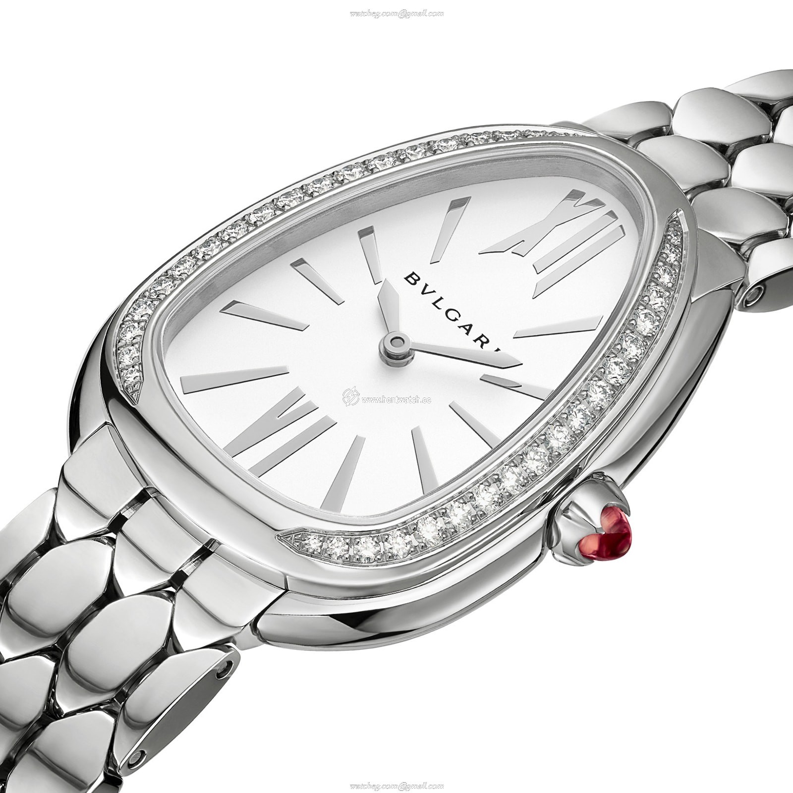 Bvlgari Serpenti Seduttori 103361 | 33mm Stainless Steel Silver Quartz Watch - Image 2