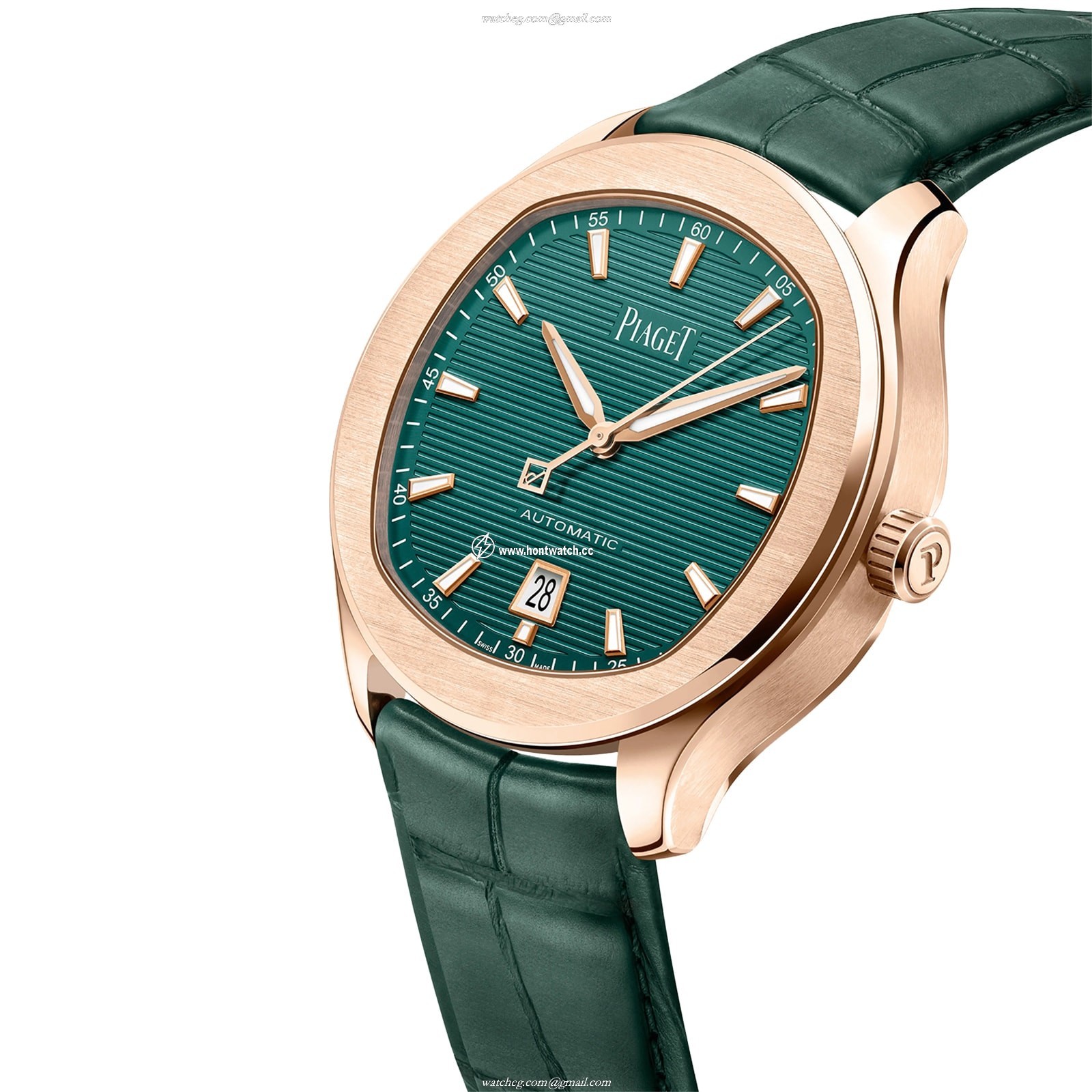 Piaget Polo G0A47010 | 42mm Rose Gold Automatic Green Dial Watch - Image 2