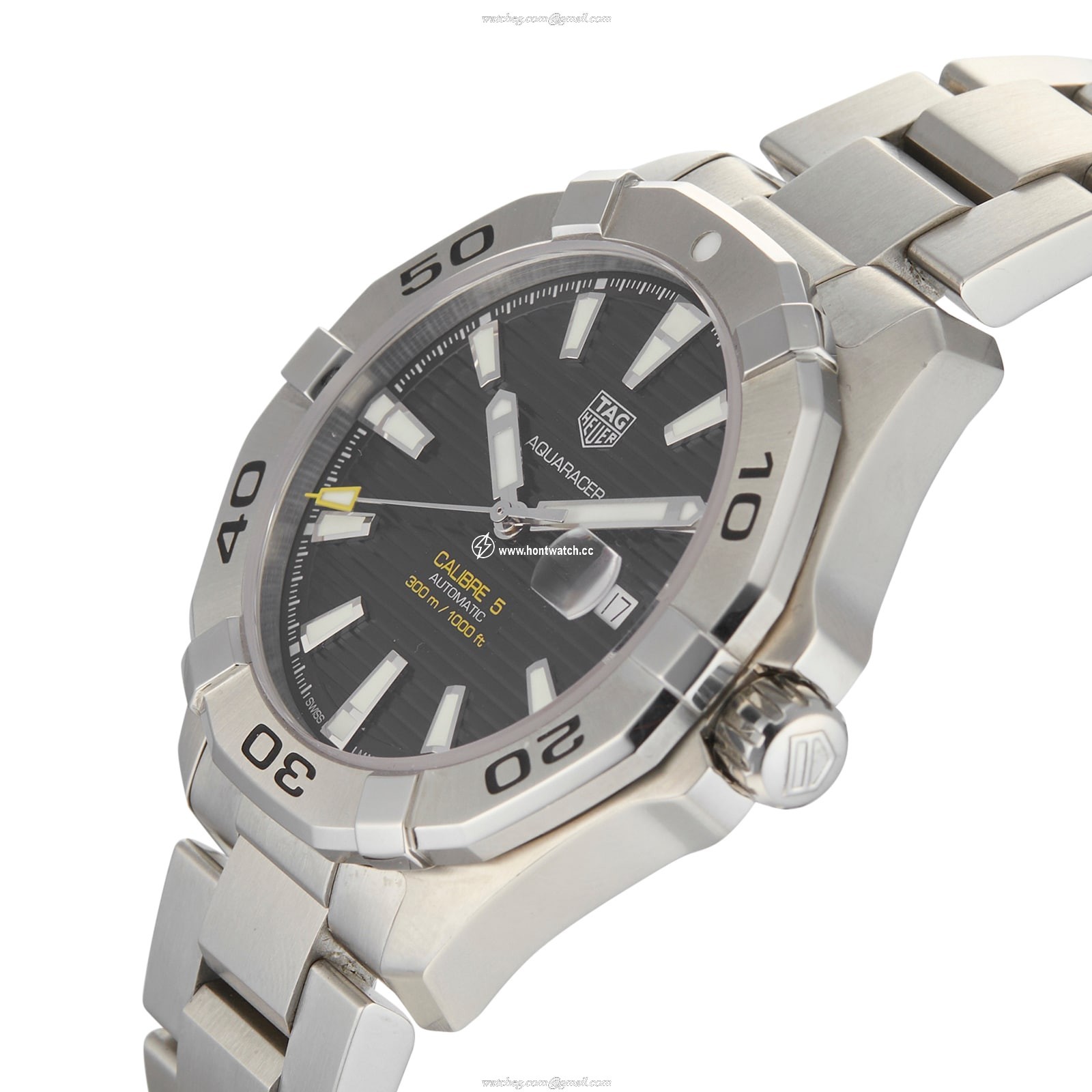 TAG Heuer Aquaracer Automatic Blue Dial 43mm Stainless Steel Watch - Image 2