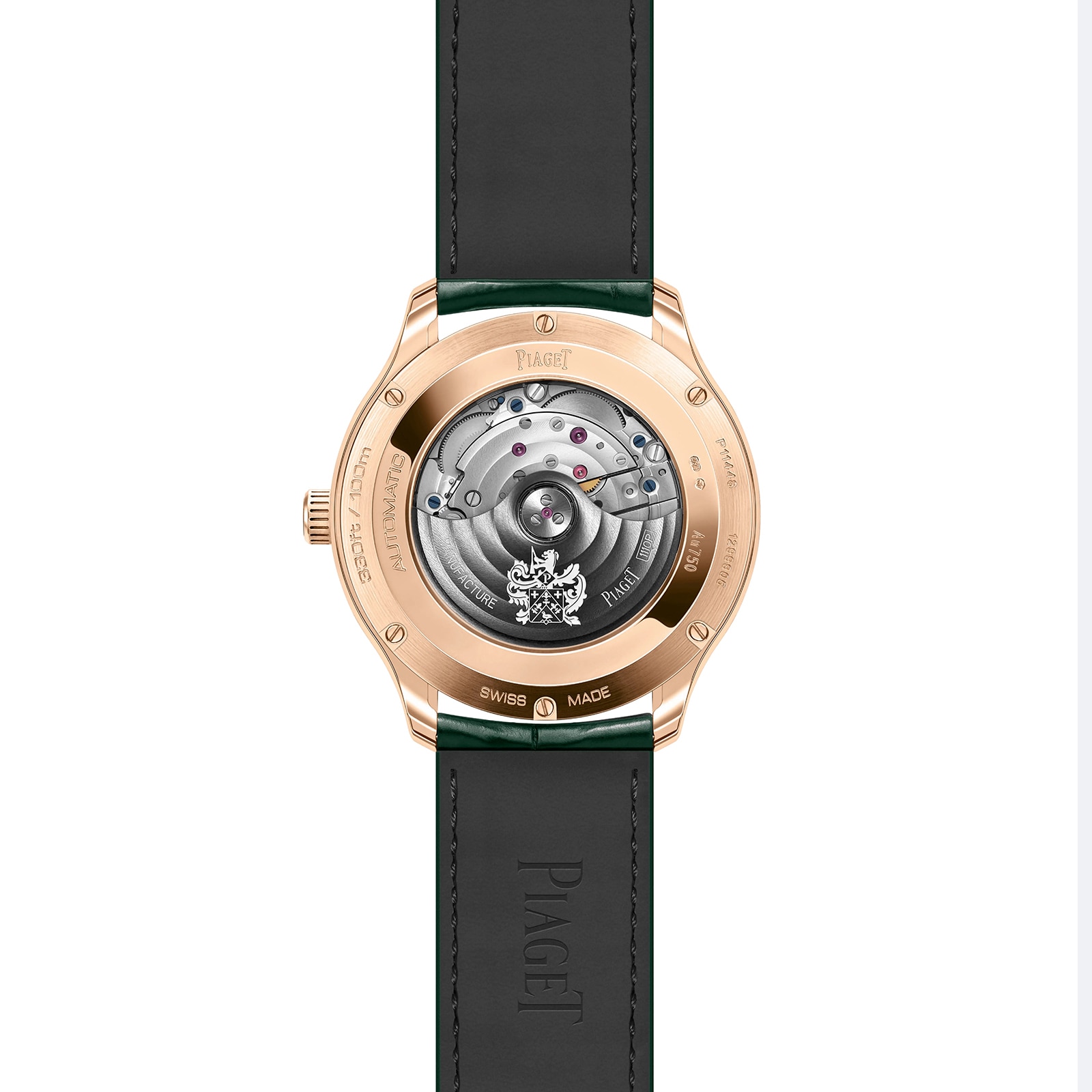 Piaget Polo G0A47010 | 42mm Rose Gold Automatic Green Dial Watch - Image 3