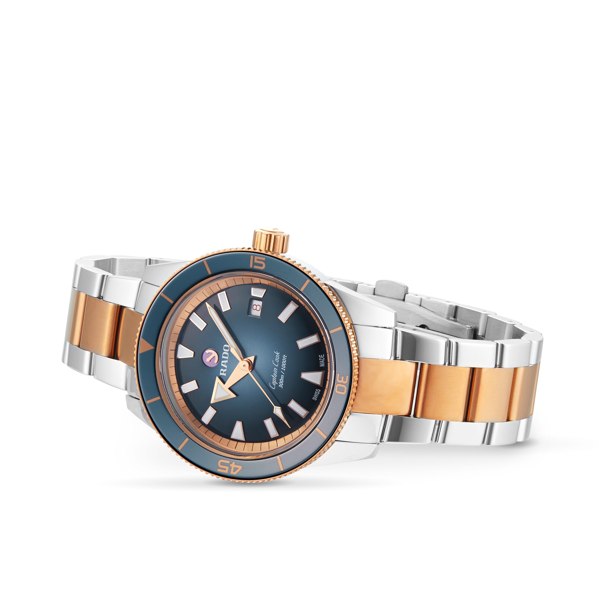 Rado Captain Cook R32137203 Automatic Blue Watch - 42mm Stainless Steel - Image 3