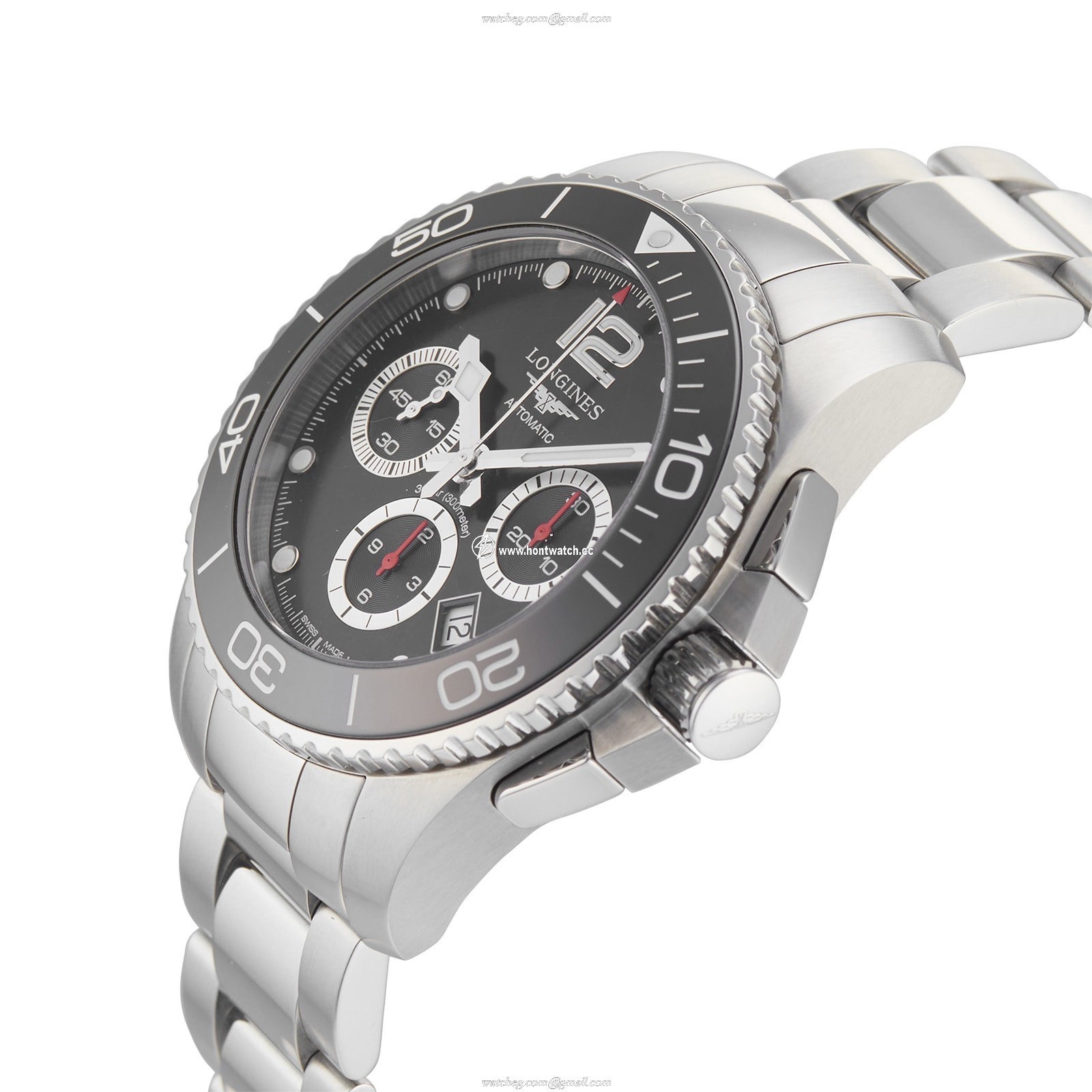 Longines HydroConquest L3.883.4 | 43mm Automatic Black Dial | 300M Water Resistant - Image 2