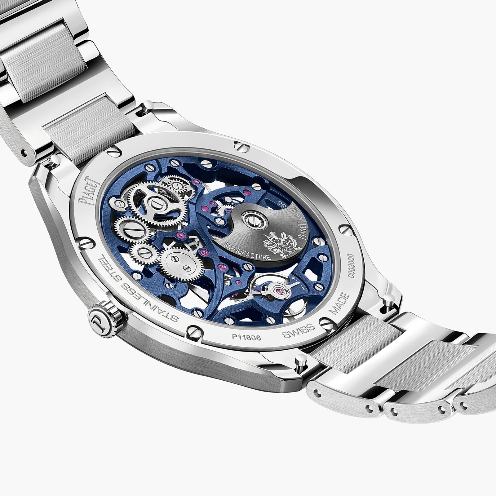 Piaget Polo G0A45004 Automatic Blue Dial Stainless Steel Replica Watch - Image 3