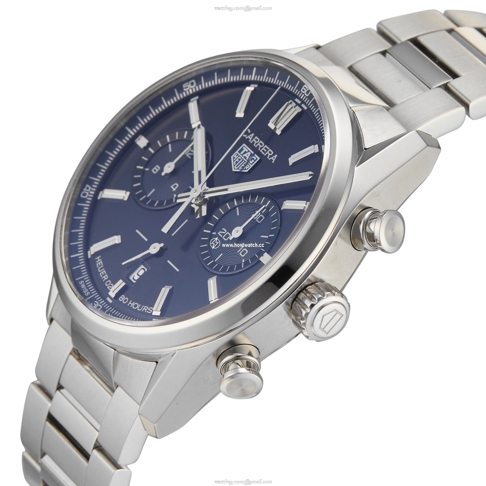 TAG Heuer Carrera CBN2011.BA0642 | 42mm Blue Dial Automatic Watch - Image 2