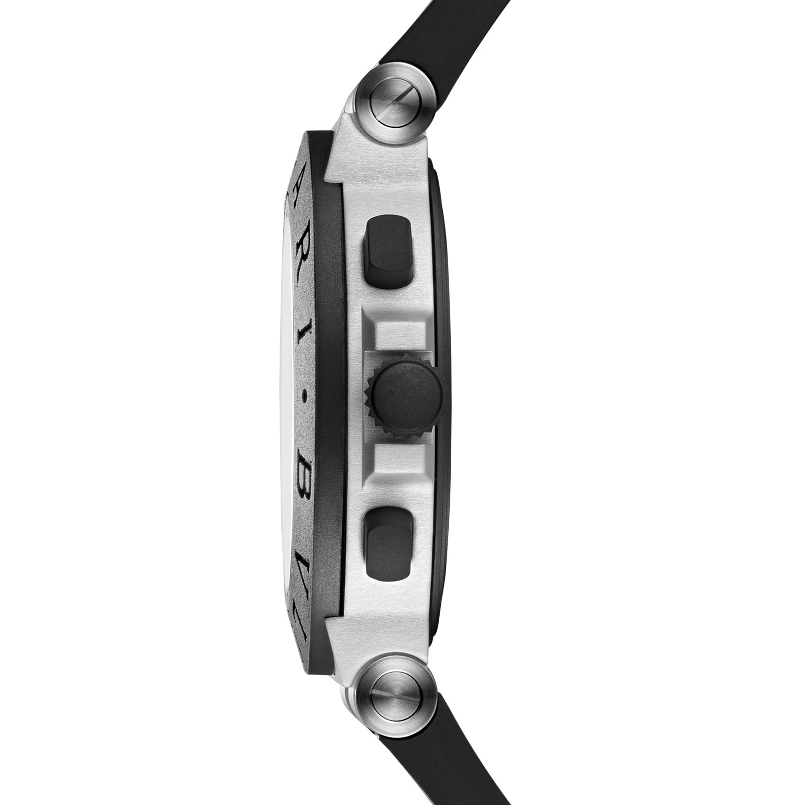 Bvlgari Aluminium Automatic Grey Watch - 40mm Rubber Strap | 100M Water Resistant - Image 3