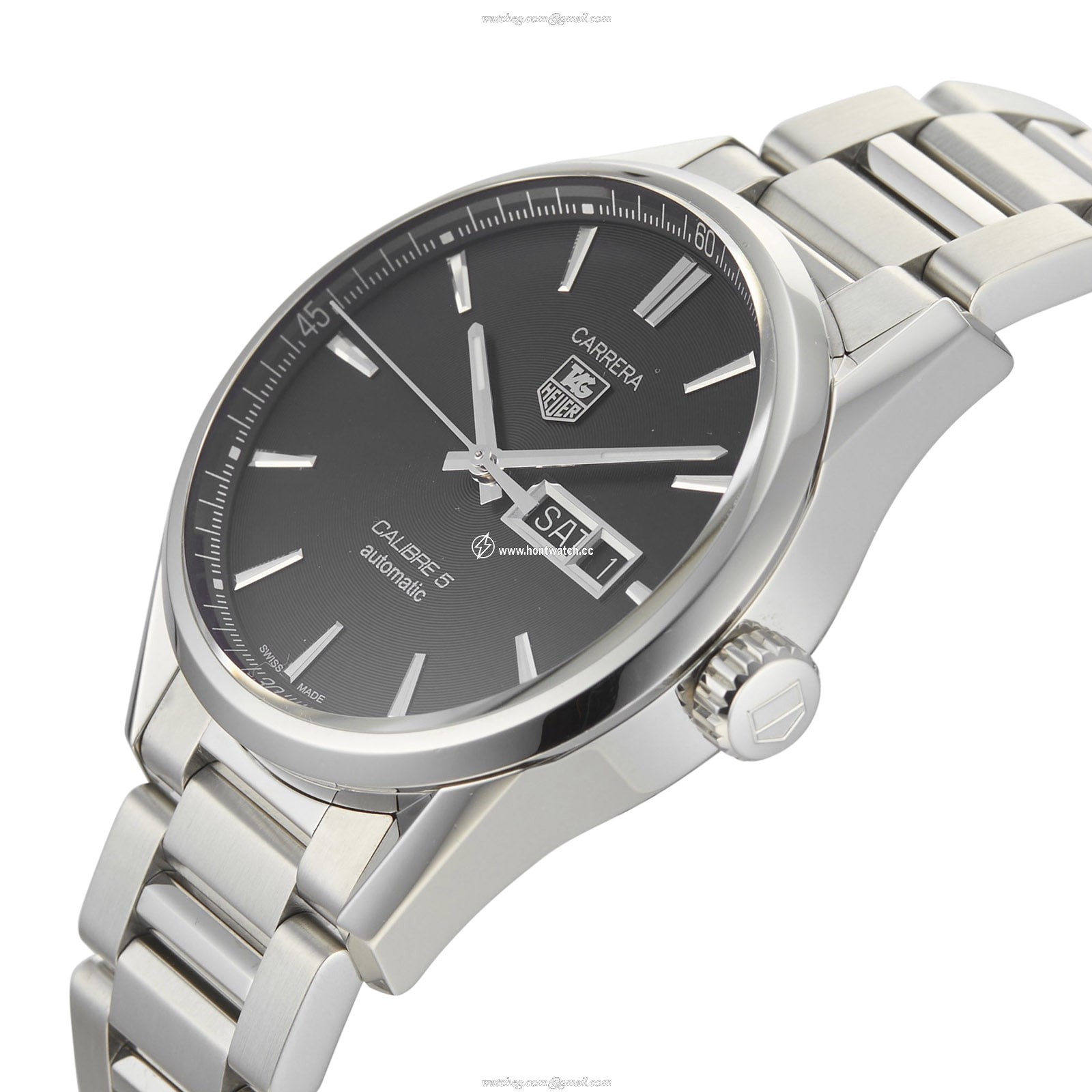 TAG Heuer Carrera WAR201A.BA0723 | 41mm Automatic Black Dial | Stainless Steel - Image 2