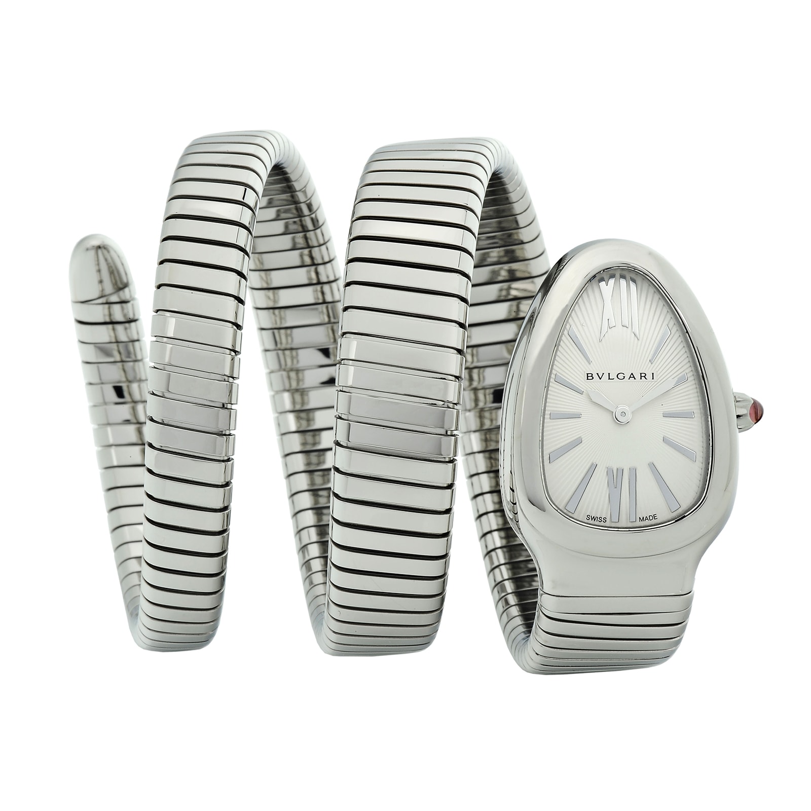 Bvlgari Serpenti 101911 Grey Dial Replica Watch | 35mm Stainless Steel Quartz - Image 4