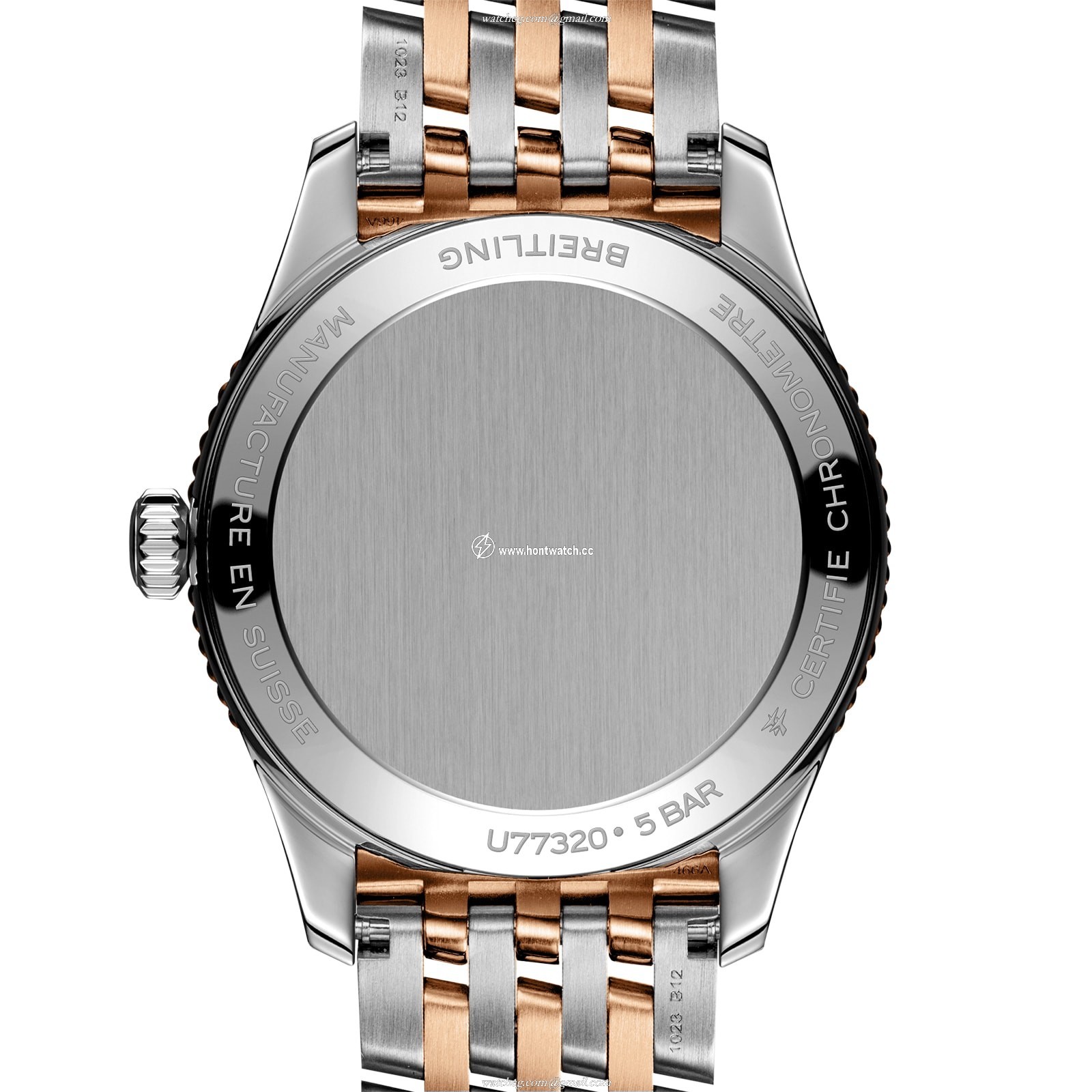 Breitling Navitimer 32mm White Dial - Stainless Steel & Rose Gold Quartz Watch - Image 2