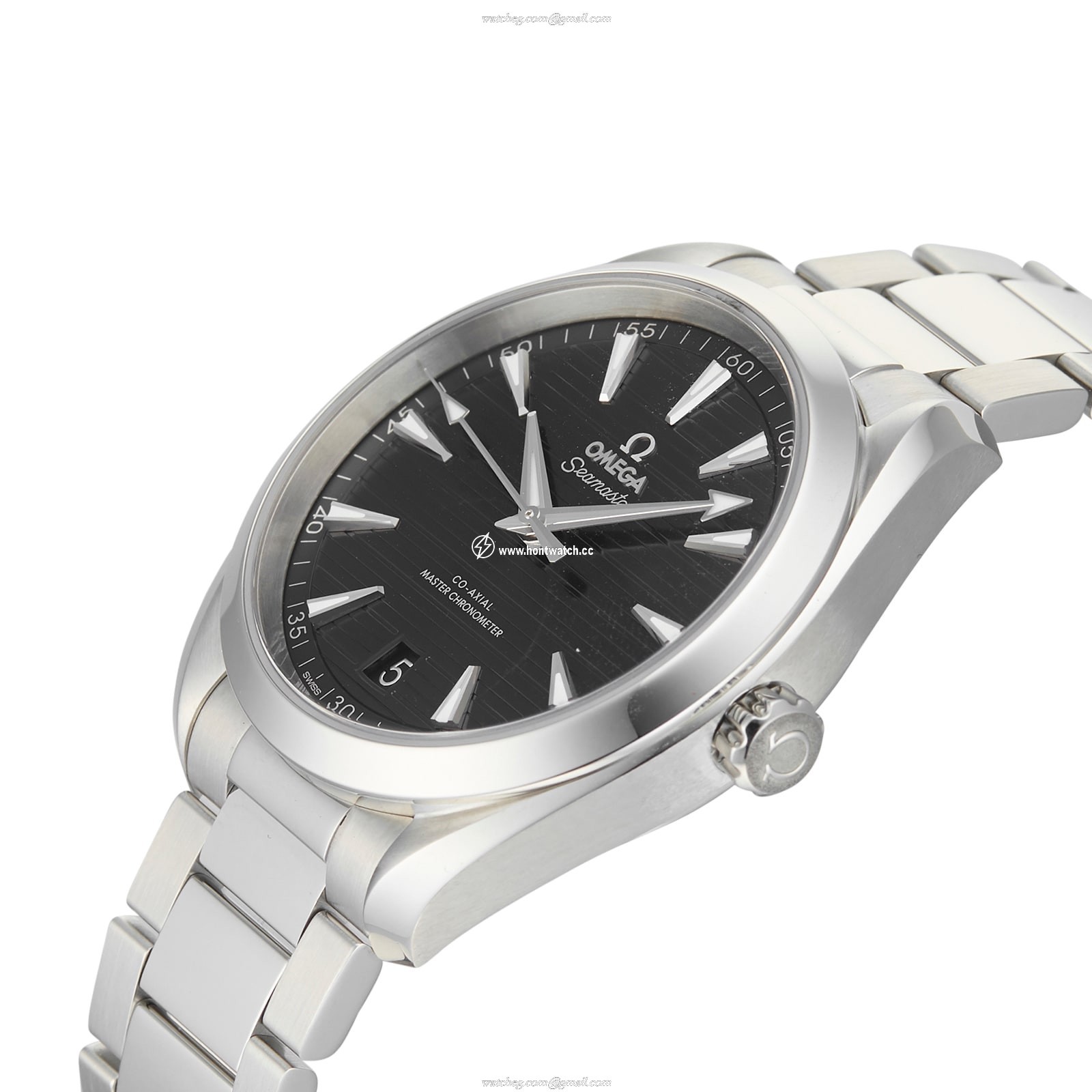 Omega Seamaster Aqua Terra 41mm Automatic Black Dial Stainless Steel Watch - Image 2