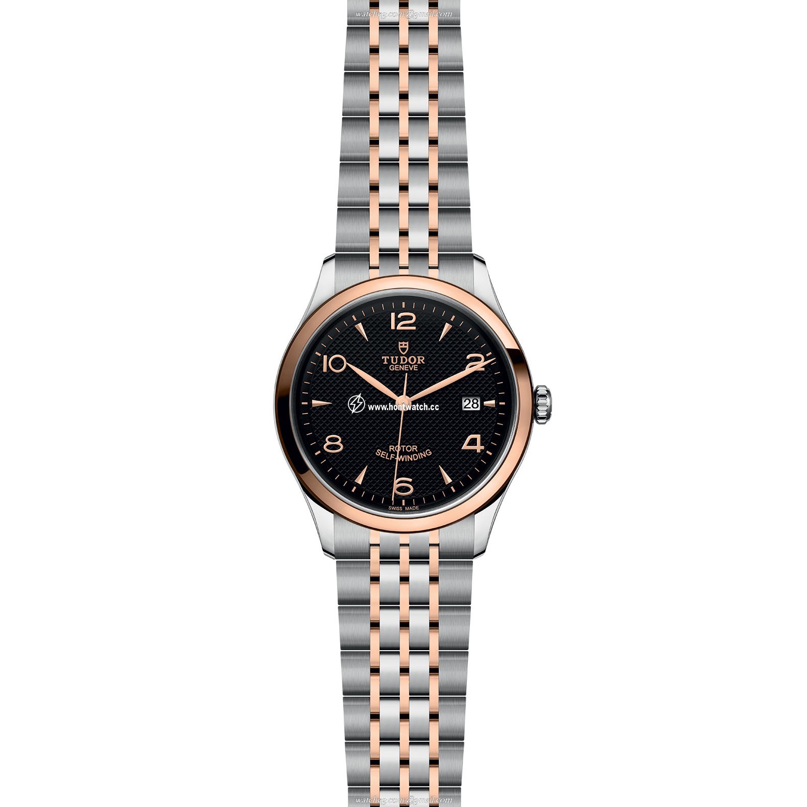 Tudor 1926 Automatic Watch - 39mm Black Dial | Stainless Steel & Gold - Image 2