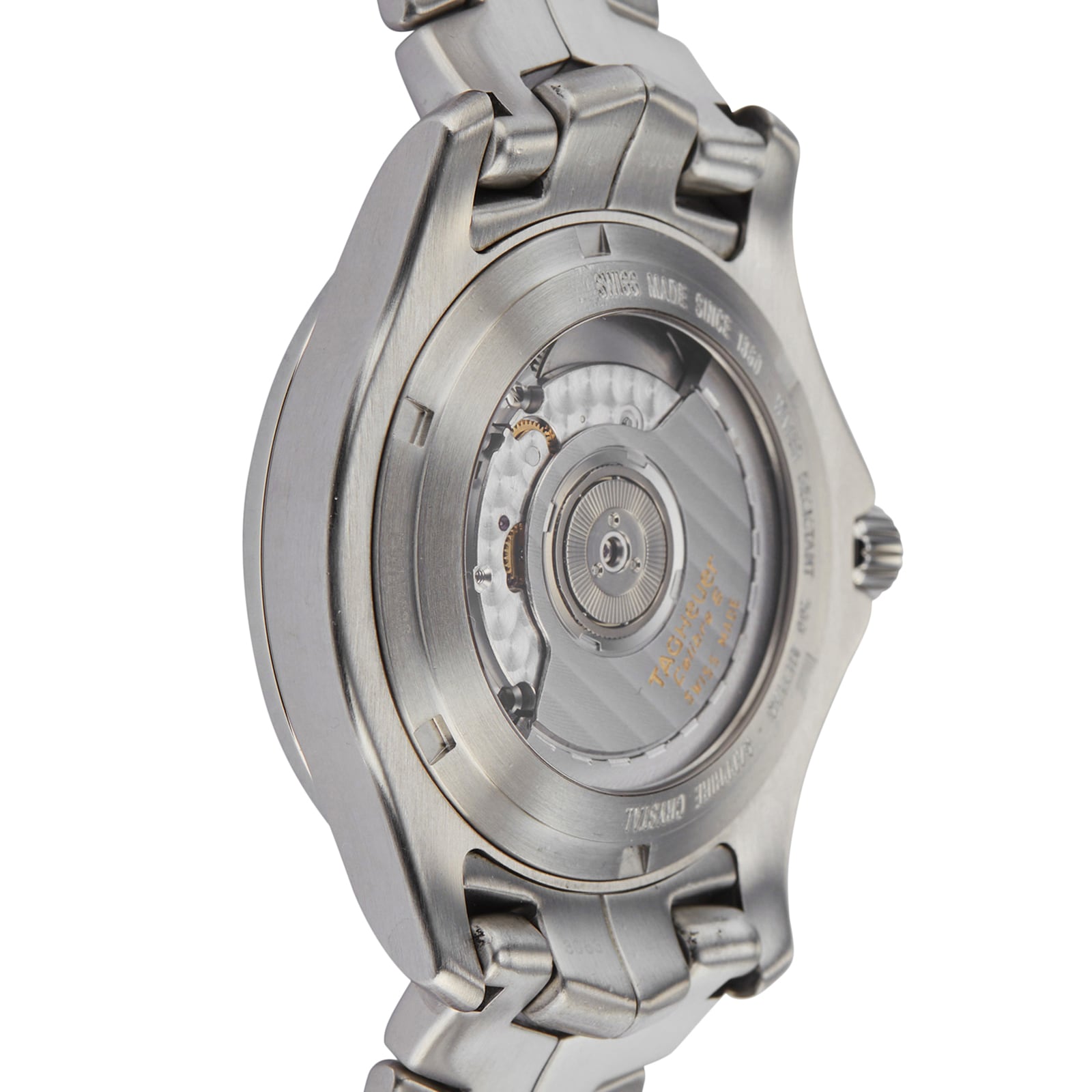 TAG Heuer Link WJF211A.BA0570 | 39mm Black Automatic Watch | Stainless Steel - Image 4