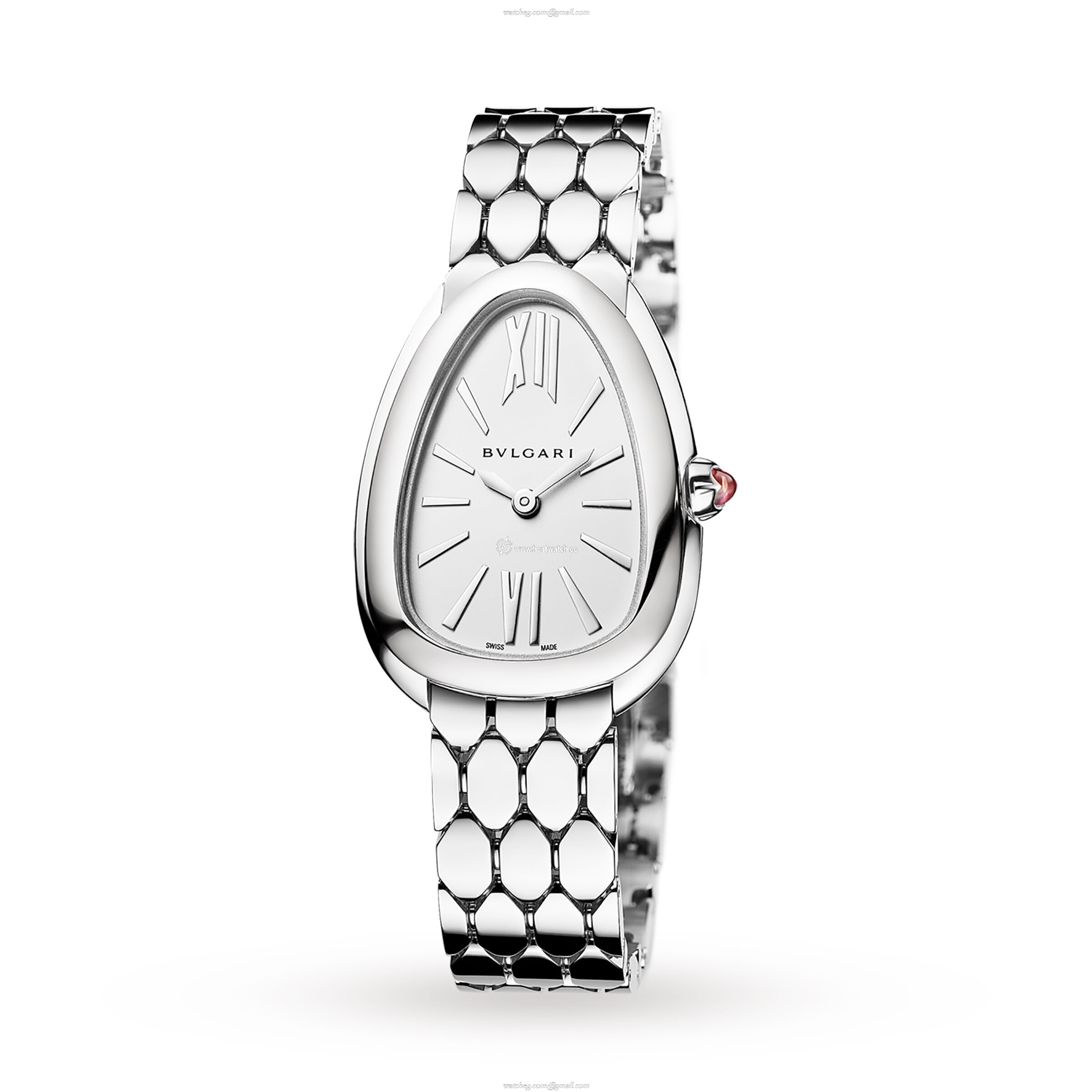 Bvlgari Serpenti Seduttori 103141 | 33mm Stainless Steel Quartz Watch - White Dial - Image 2