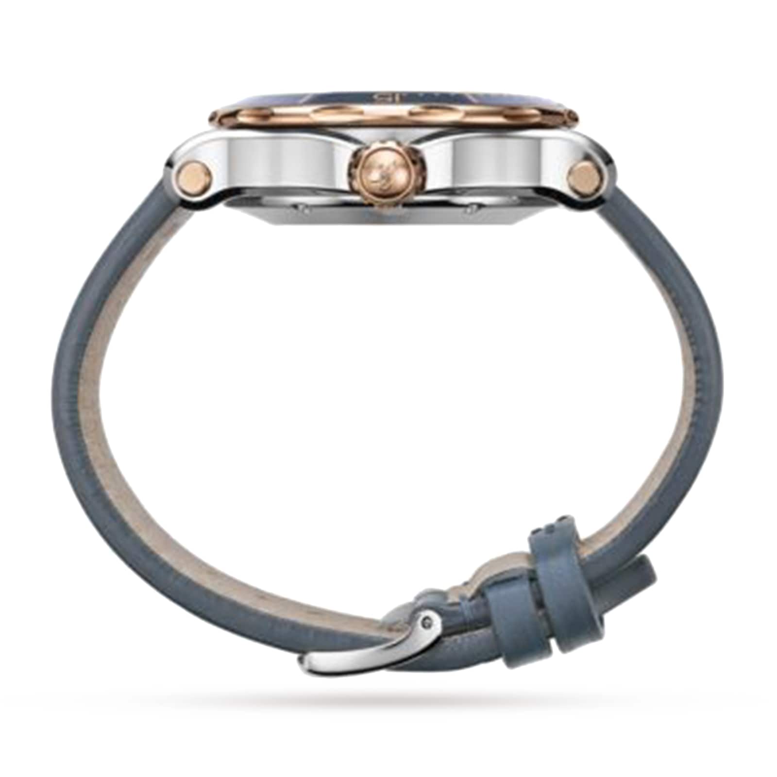 Chopard Happy Sport Automatic Watch - 40mm Blue Dial - Stainless Steel & Rose Gold - Image 3