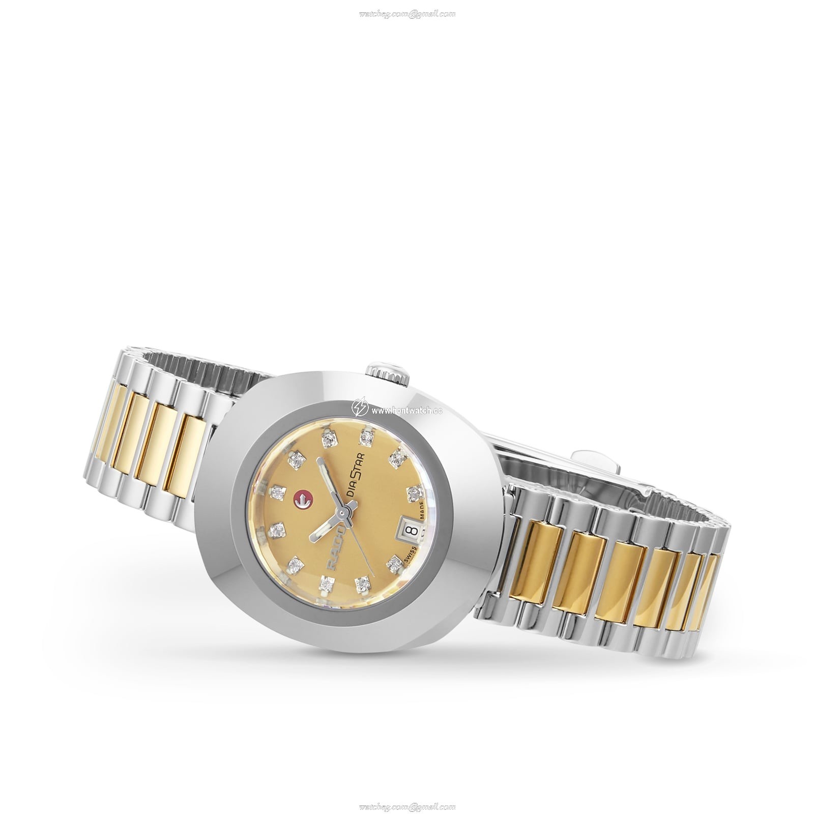 Rado DiaStar R12403633 Automatic Gold Watch - 35mm Hard Metal Case - Image 2