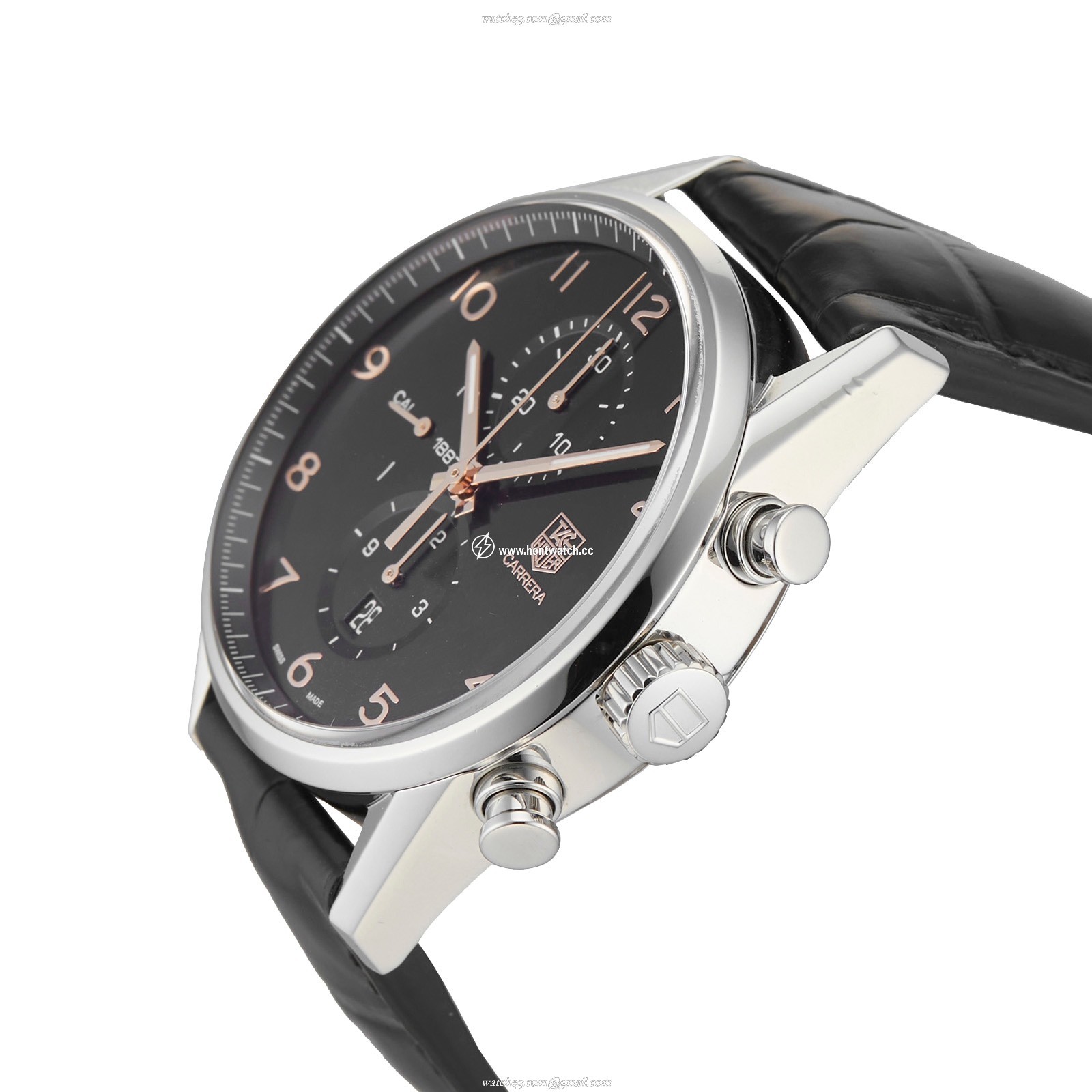 TAG Heuer Carrera CAR2014.FC6235 Automatic Black Dial - 43mm Stainless Steel - Image 2