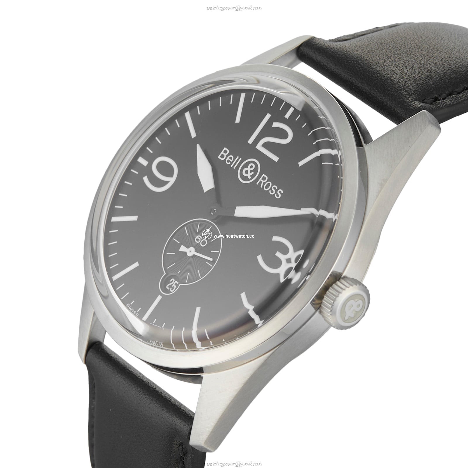 Bell & Ross BRV123-BL-ST/SCA Automatic Watch - 41mm Black Dial | Stainless Steel - Image 2