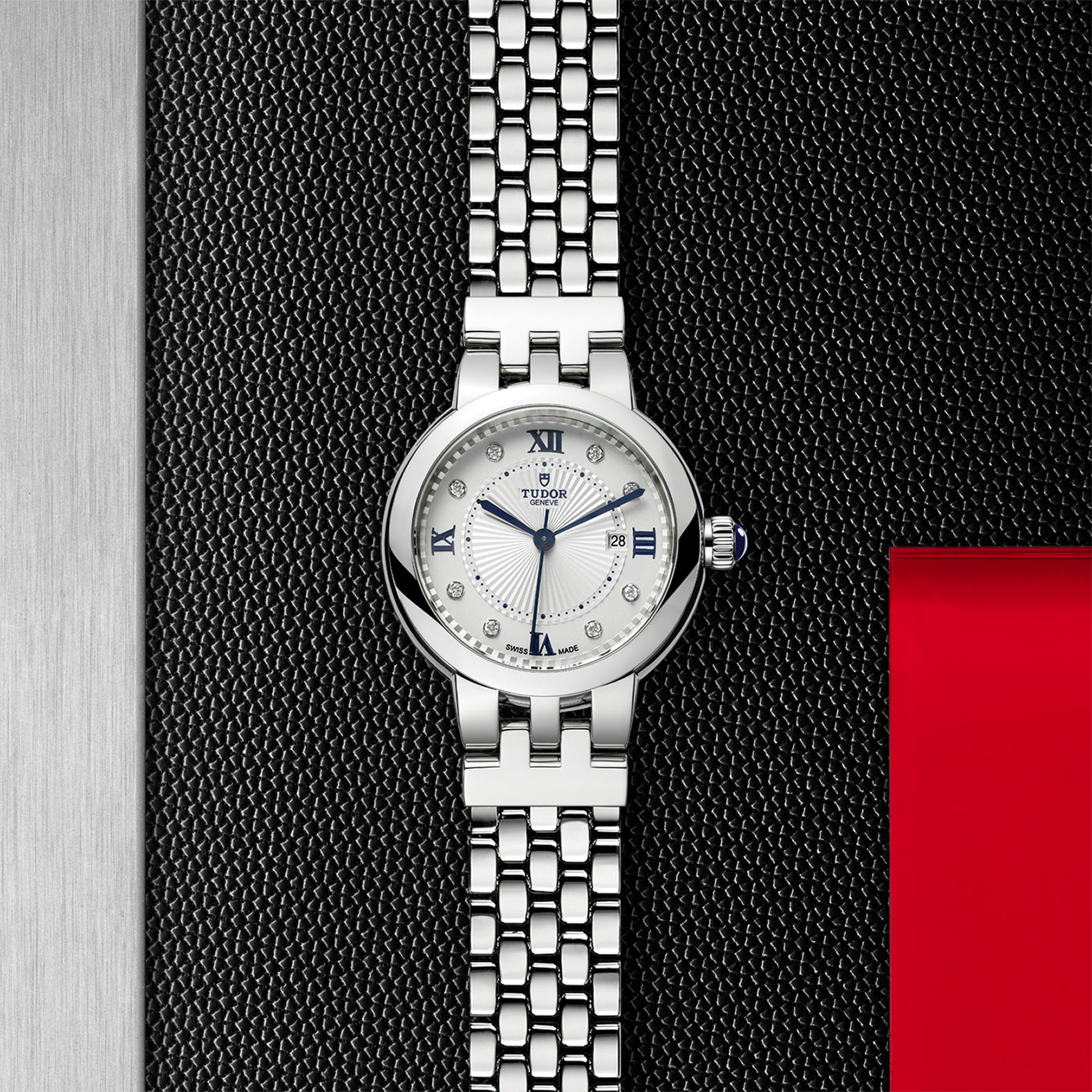 Tudor Clair de Rose M35500-0004 | 30mm Automatic Watch | White Dial & Diamonds - Image 4