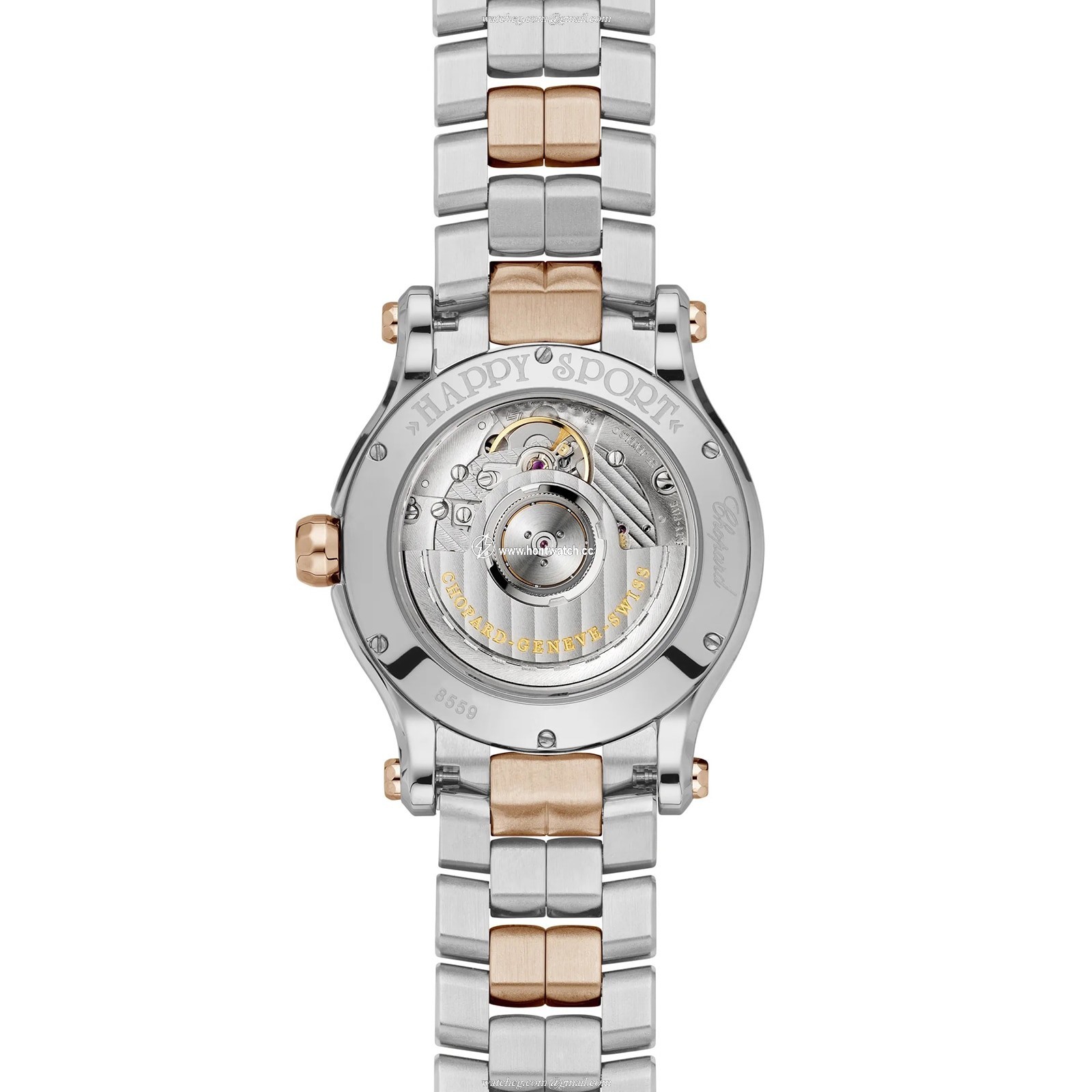 Chopard Happy Sport 278559-6019 | 36mm Automatic Watch | Gold Dial & Rose Gold - Image 2