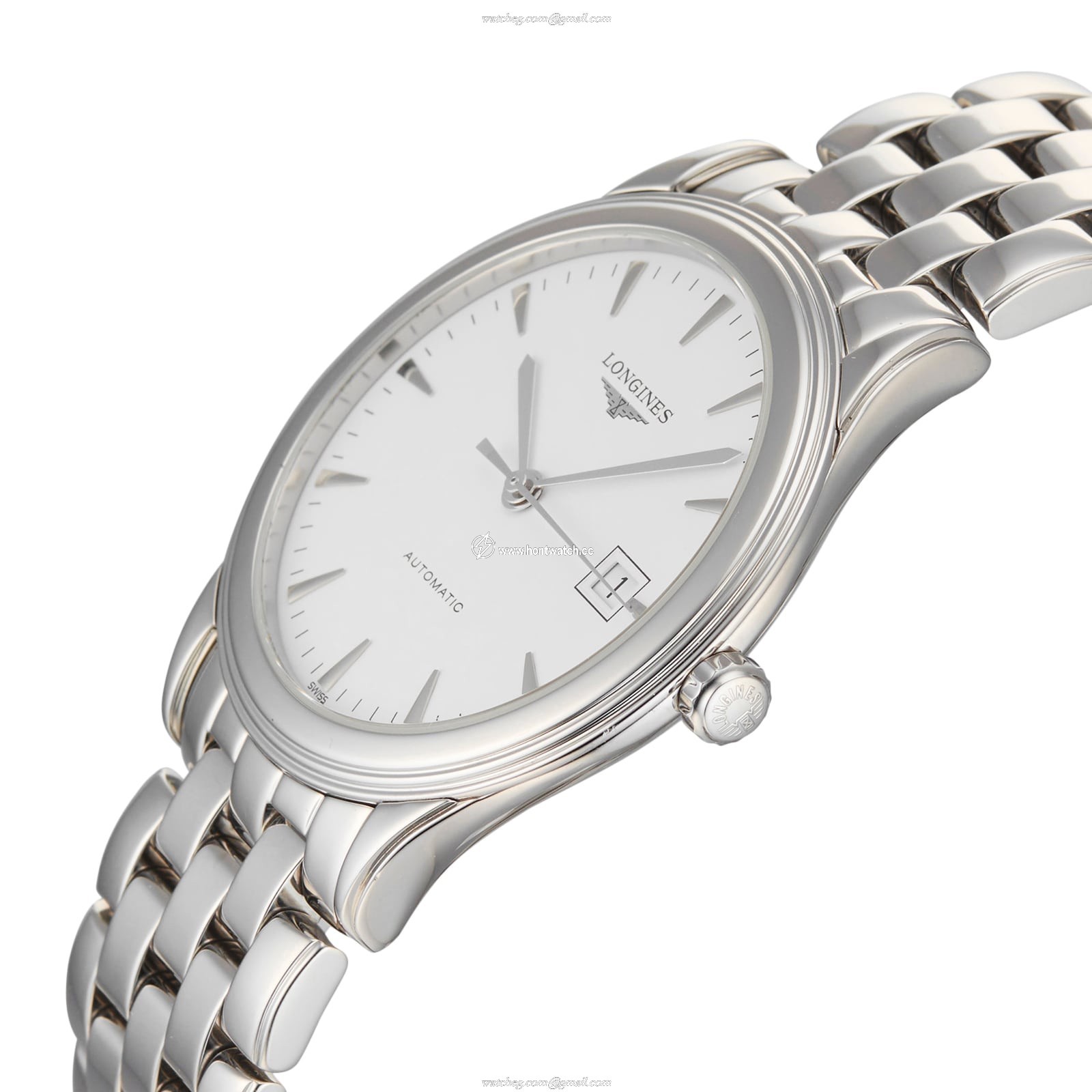 Longines Flagship L4.874.4.12.6 | 39mm Automatic Watch - Stainless Steel - Image 2