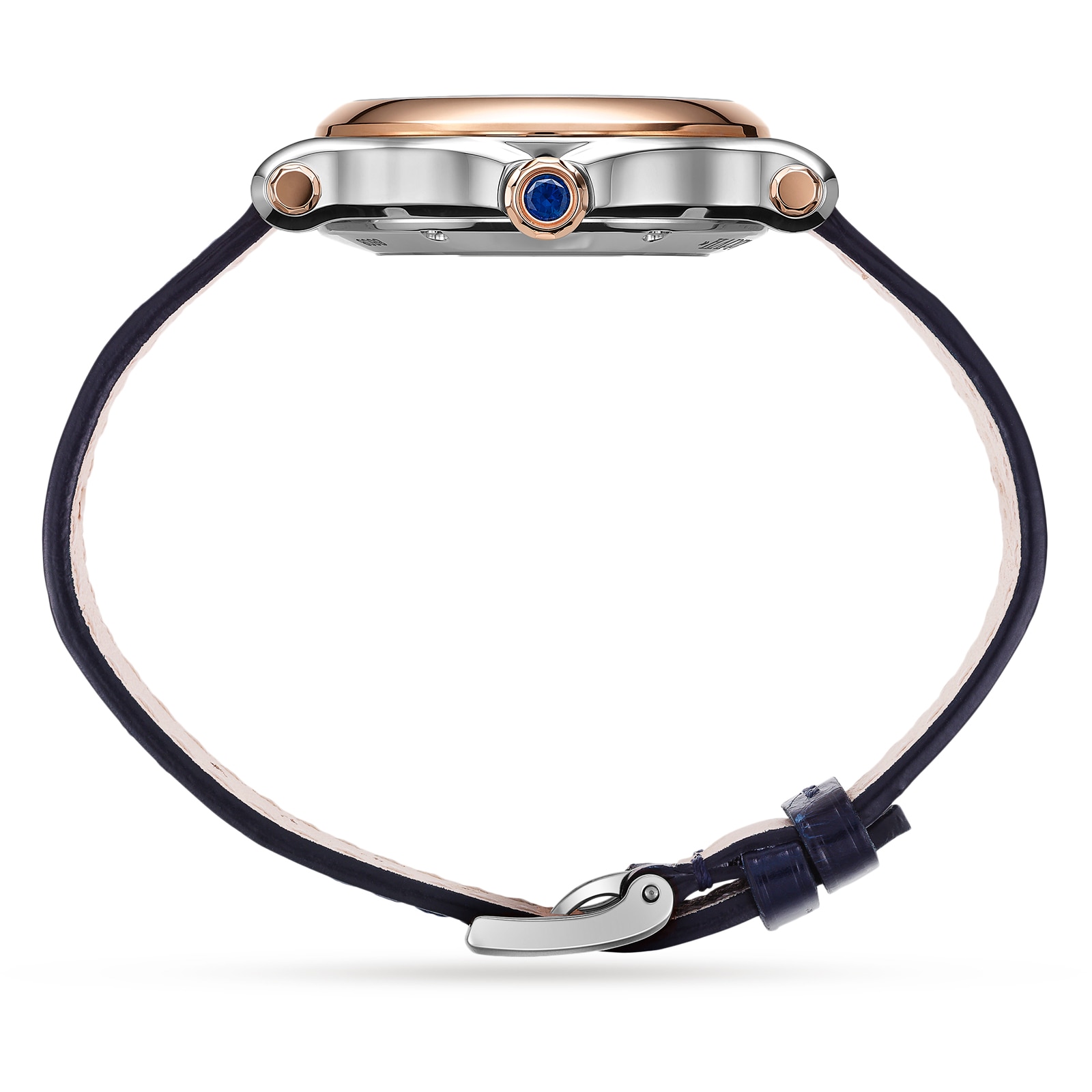 Chopard Happy Sport Automatic Silver Watch | 33mm Steel & Rose Gold - Image 3