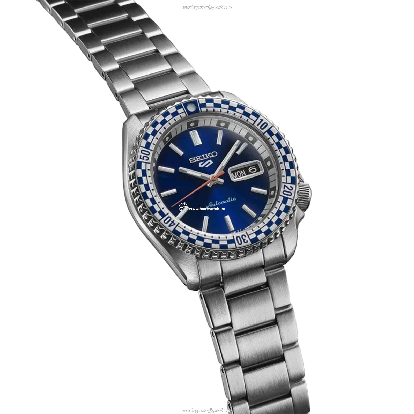 Seiko 5 Sports SRPK65K1 Automatic Blue Dial - Stainless Steel Watch - Image 2