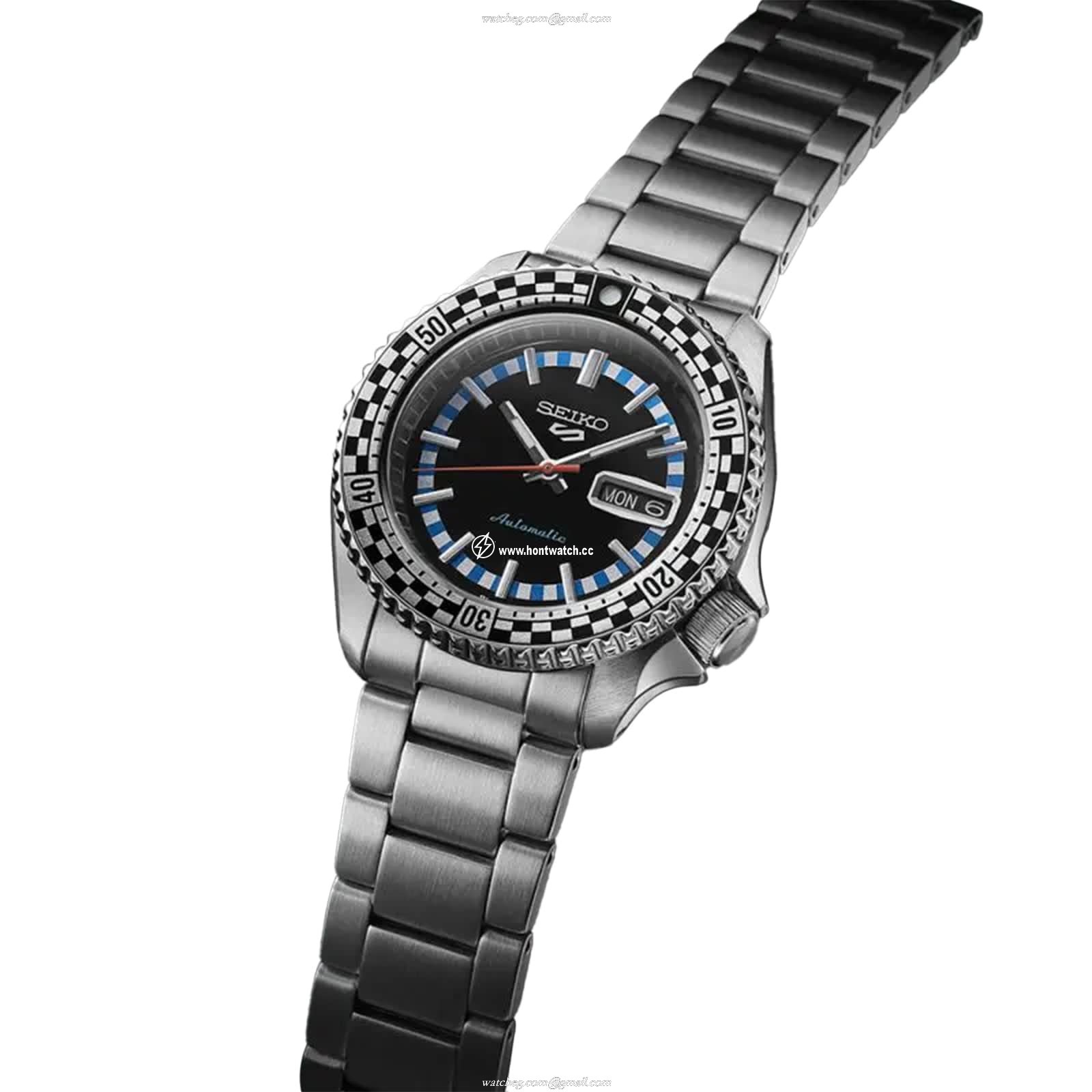 Seiko 5 Sports SRPK67K1 Automatic Watch - Black Dial - Stainless Steel - Image 2