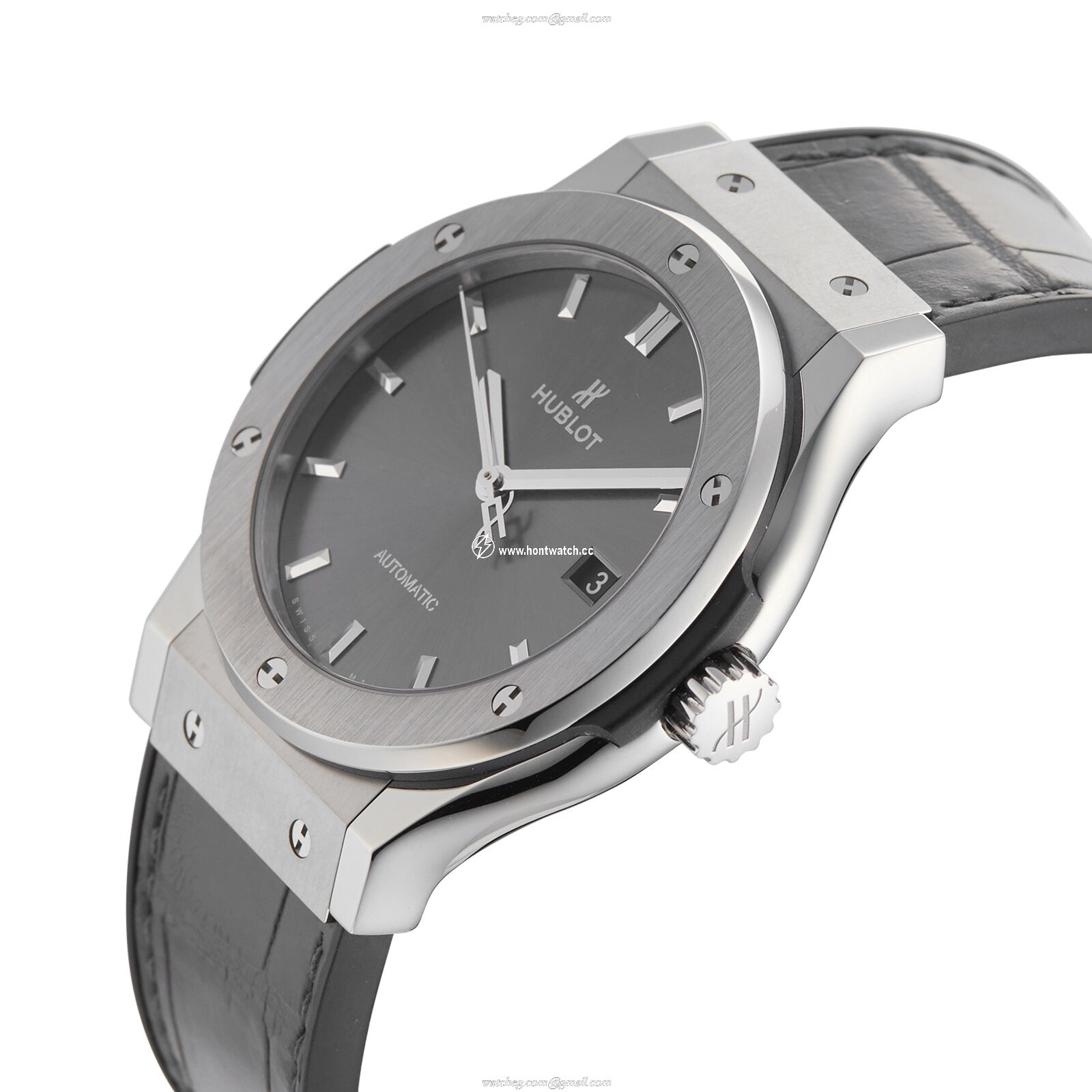Hublot Classic Fusion 42mm Titanium Automatic Grey Watch | Replica - Image 2